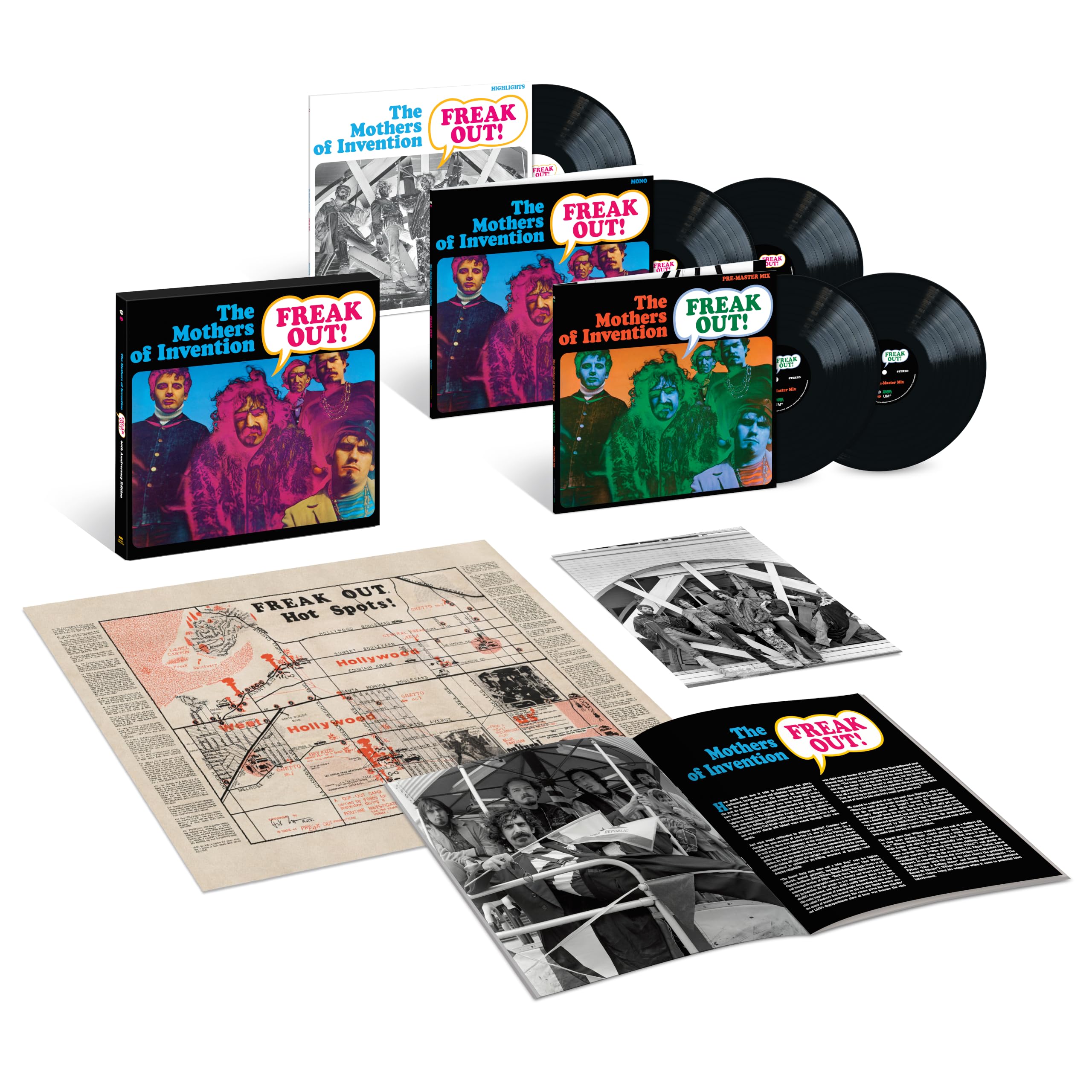 Frank Zappa, The Mothers of Invention - Freak Out! [5LP Box Set Vinyl] 1