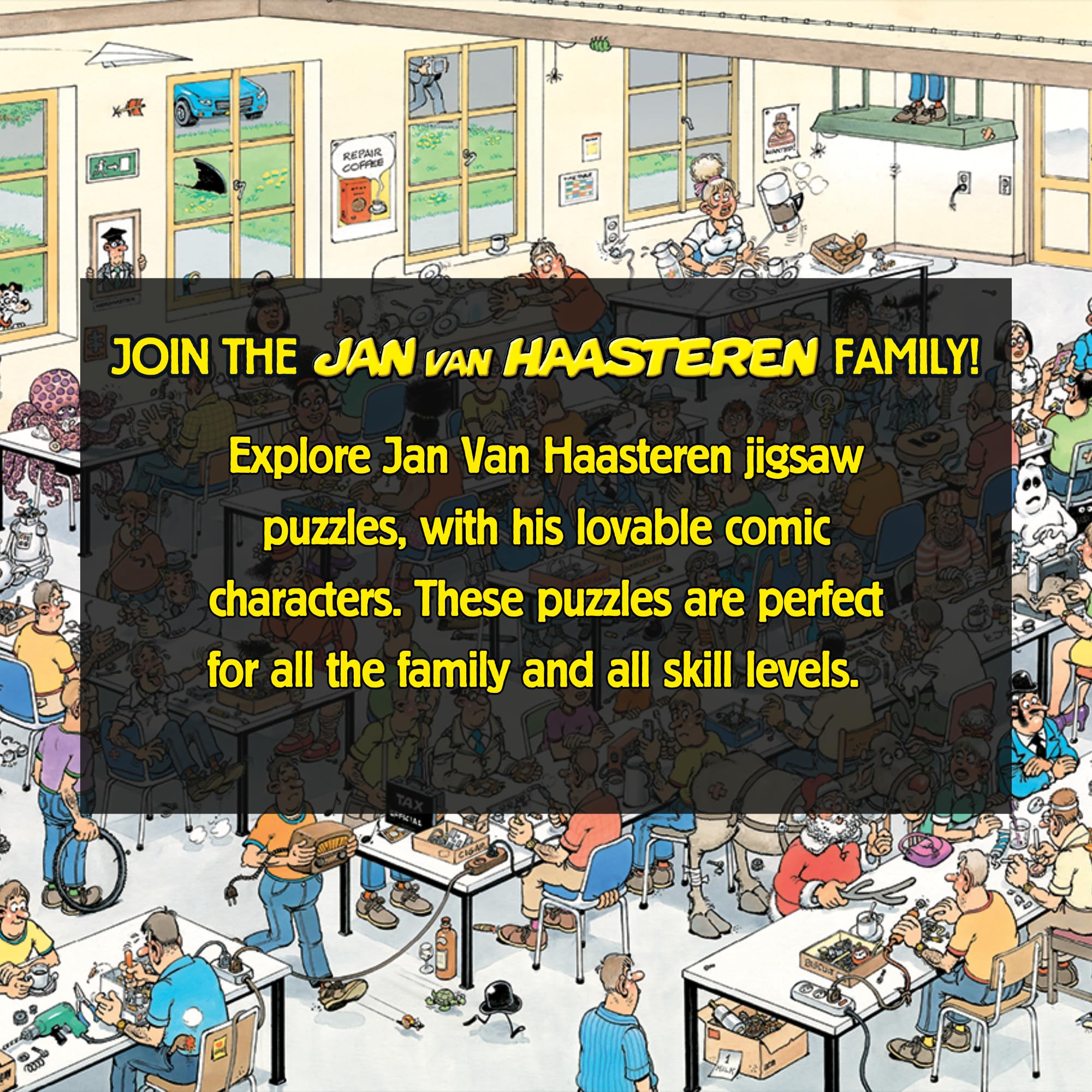 Jan van Haasteren Can We Fix It? - 1000 Piece Adults Jigsaw Puzzle | 68cm x 49cm 6