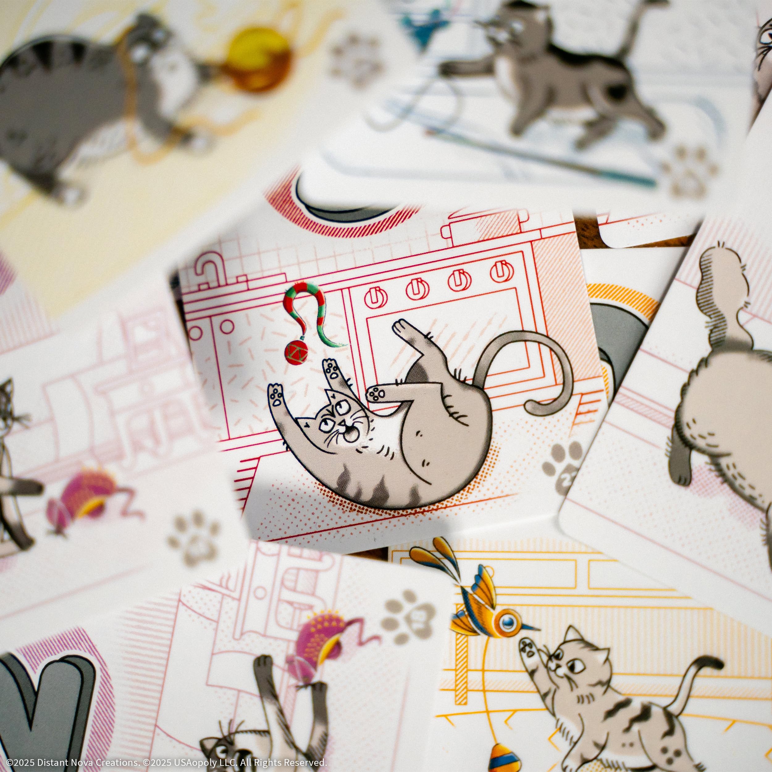 USAopoly Cat Between Us Board Game 6