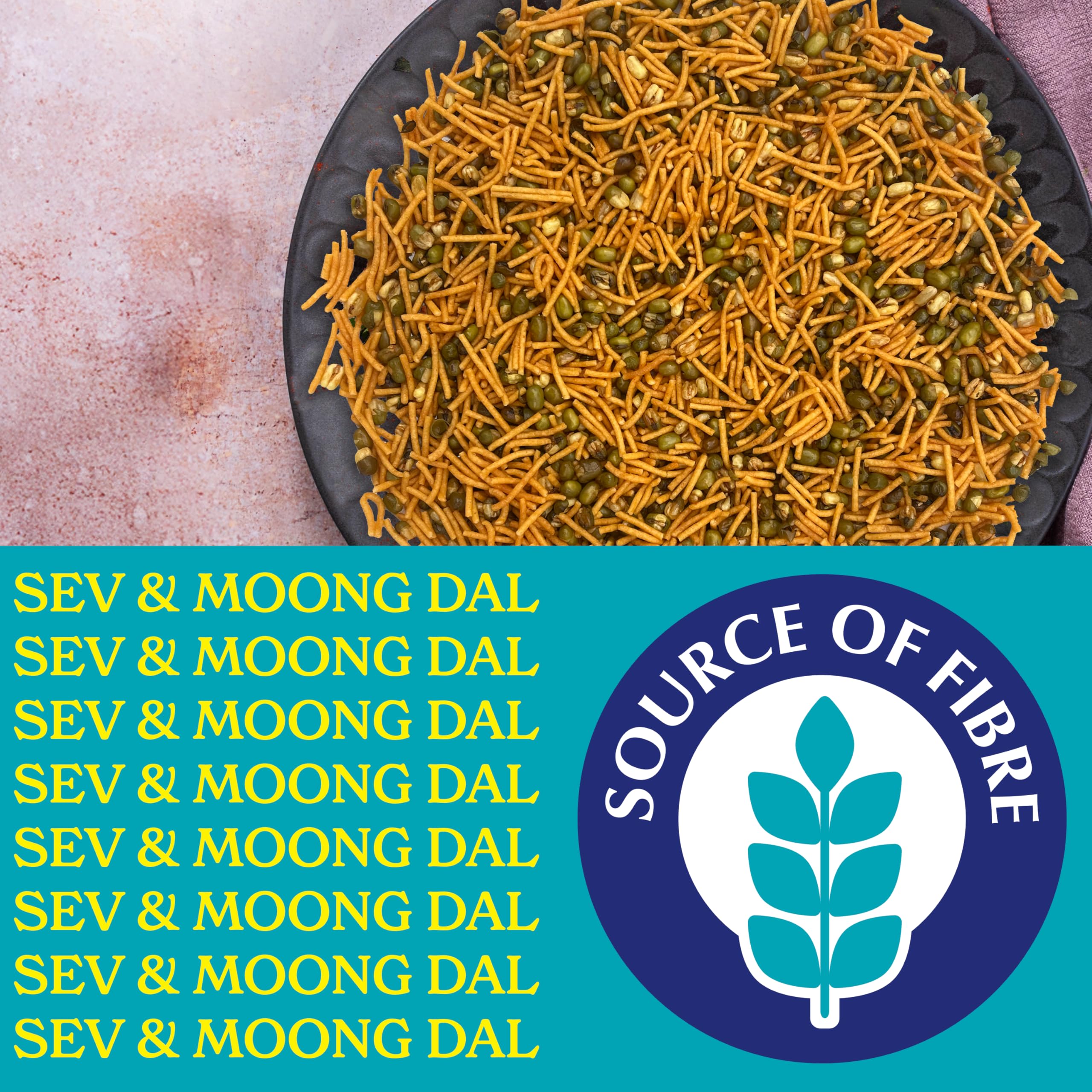 Rajah Sev and Moong Dal Mix 200g – Crunchy Indian Snack Blend with Peanuts, Lentils & Spices 7