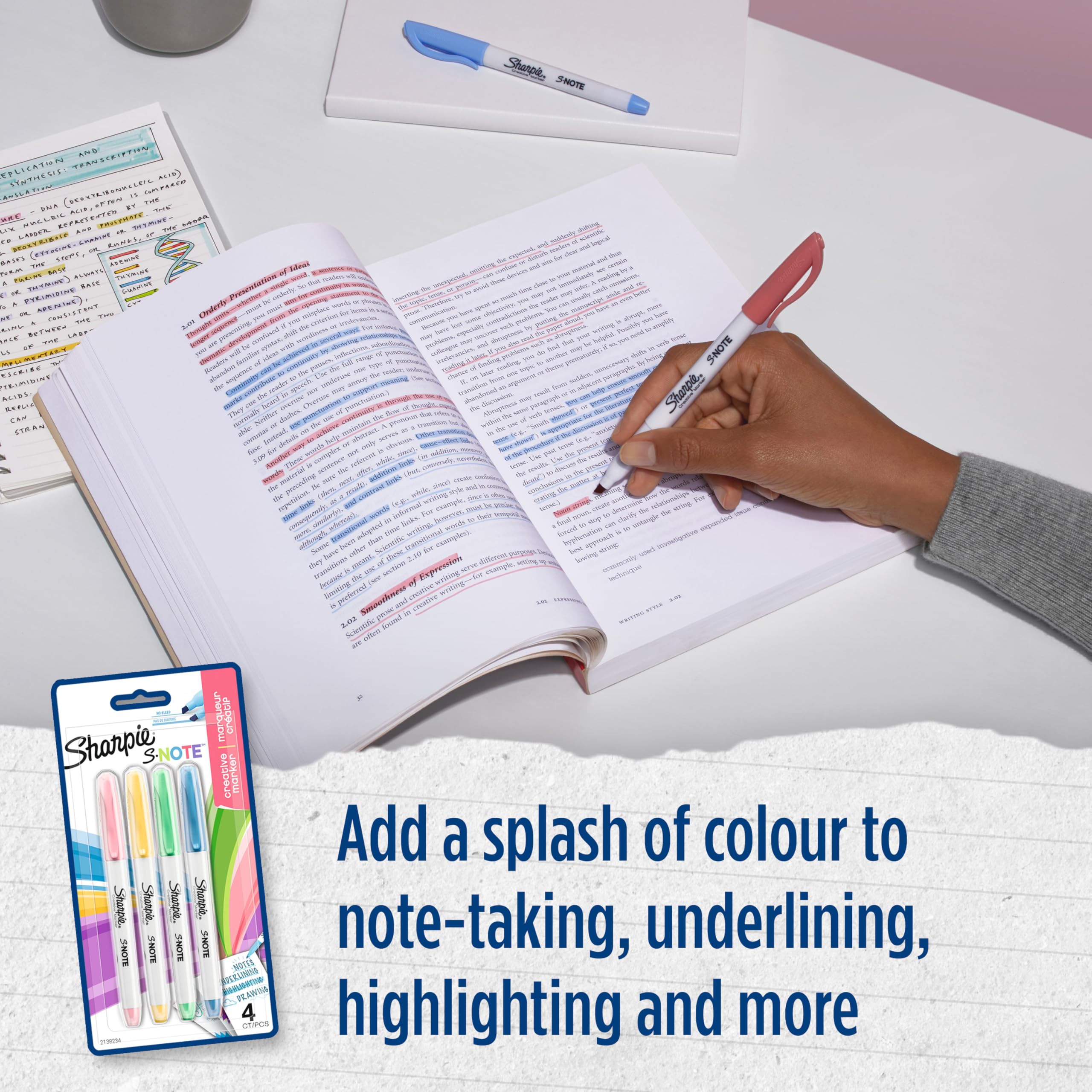 Paper Mate & Sharpie 26 Piece Pen and Pencil Set with Highlighters and Correction Tape | Assorted Colors 5