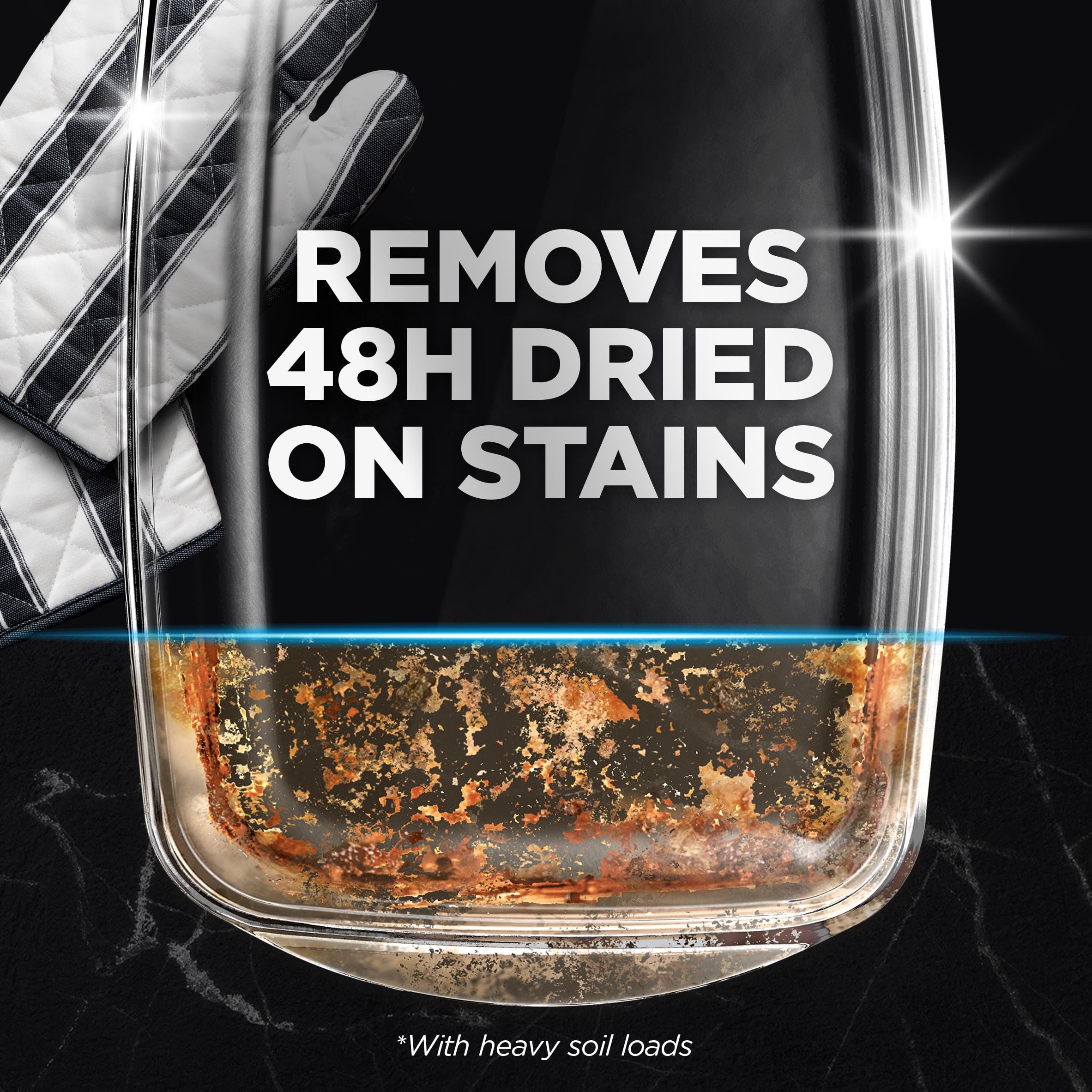 Finish Ultimate Dishwasher Tablets, 55 Count - Fresh Scent with Protector Shield Technology 7