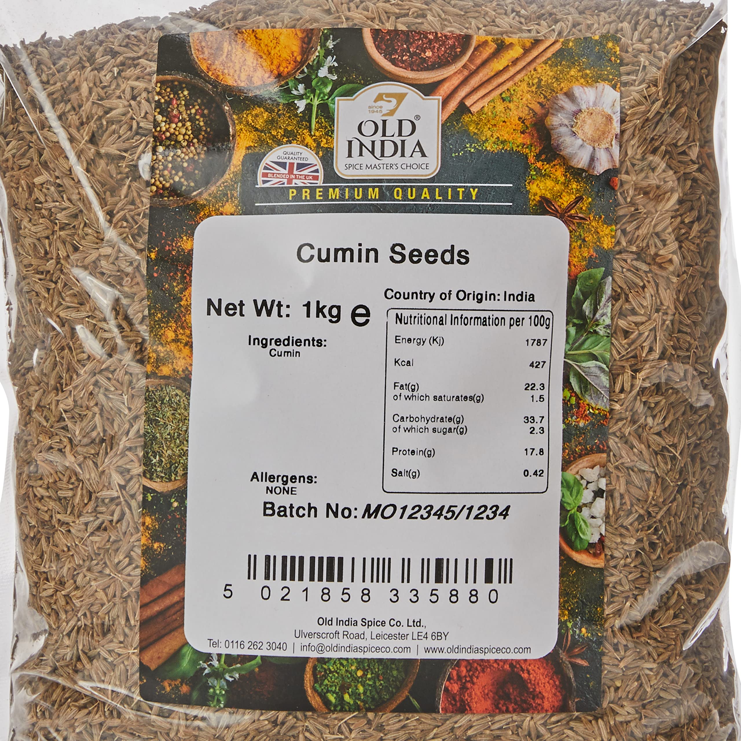 Old India Cumin Seeds - 100% Natural Whole Spice | 1 Kg Pack 2