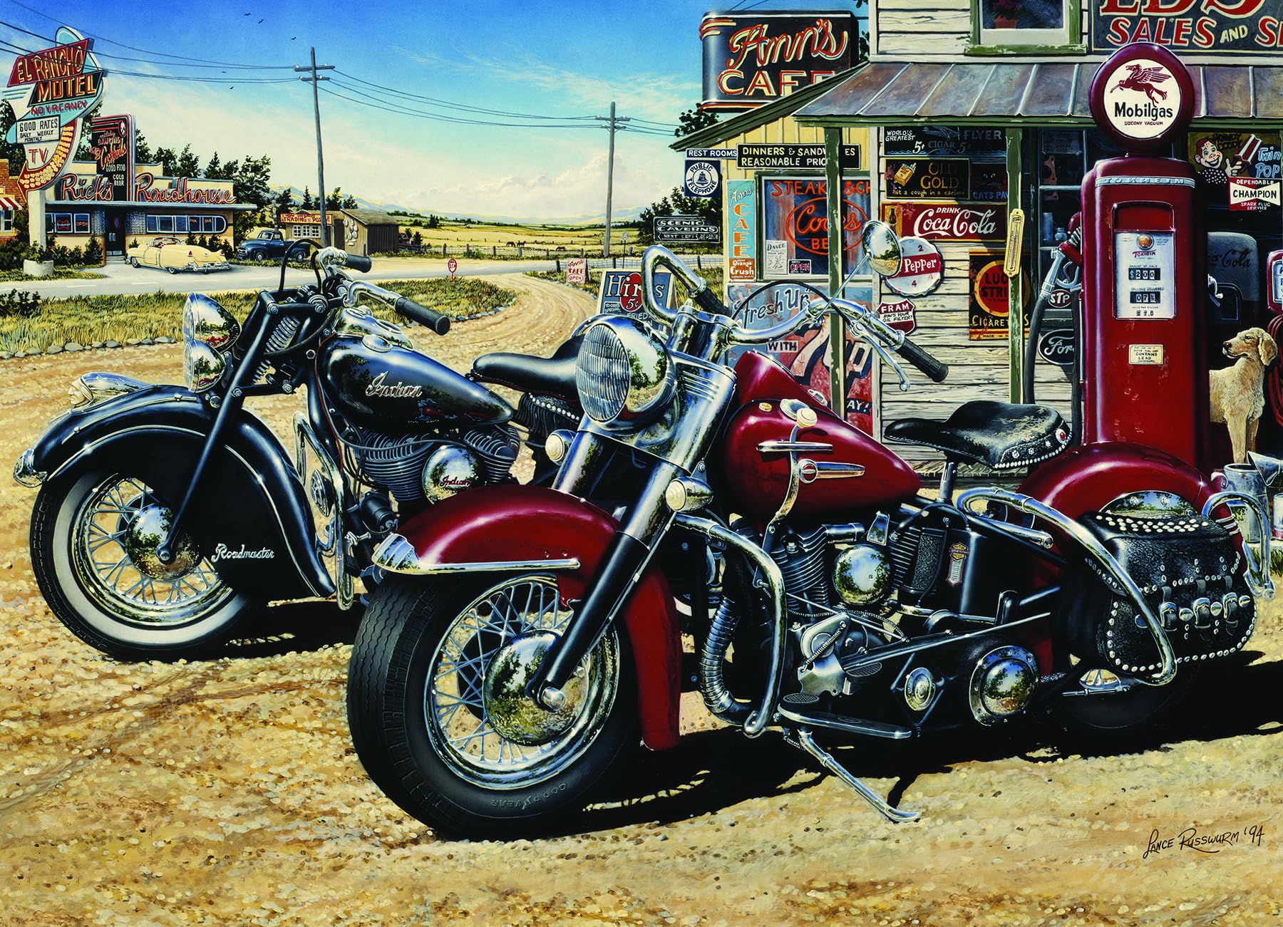 Cobble Hill Two for The Road - 1000 Piece Jigsaw Puzzle | Random Cut Pieces 1