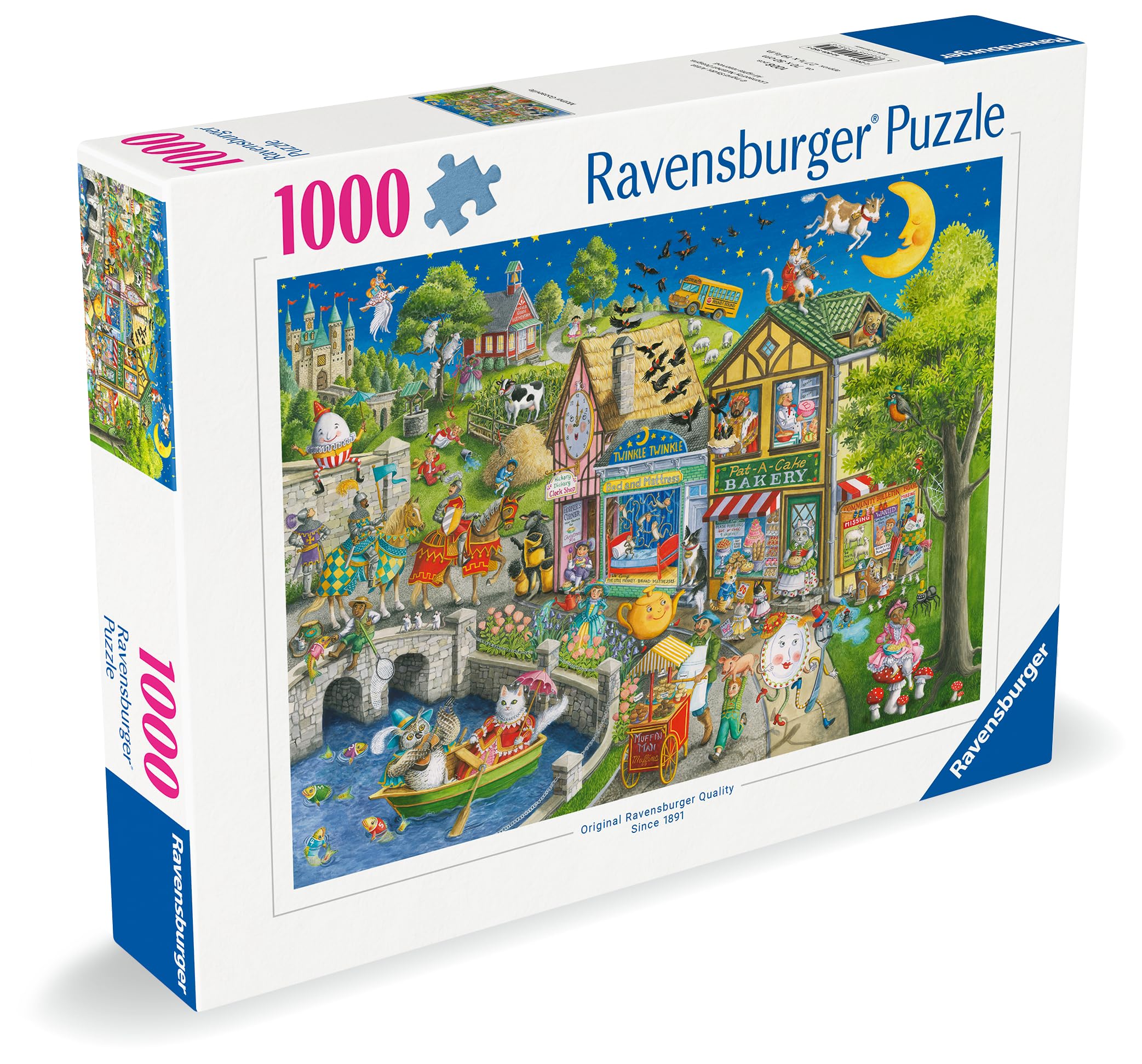 Ravensburger Mother Gooseville 1000 Piece Jigsaw Puzzle for Adults and Kids