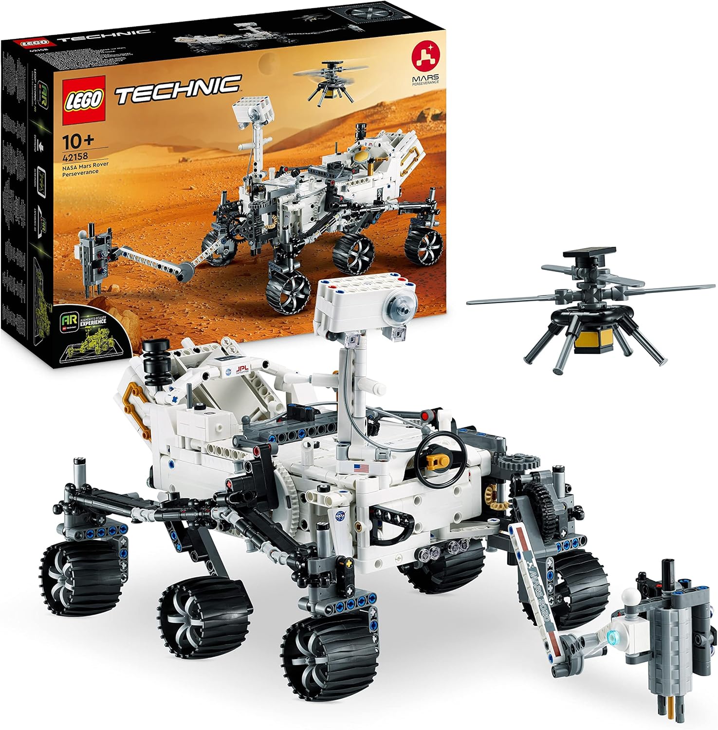 LEGO Technic NASA Mars Rover Perseverance 42158 - AR App Experience, 1132 Pieces 1