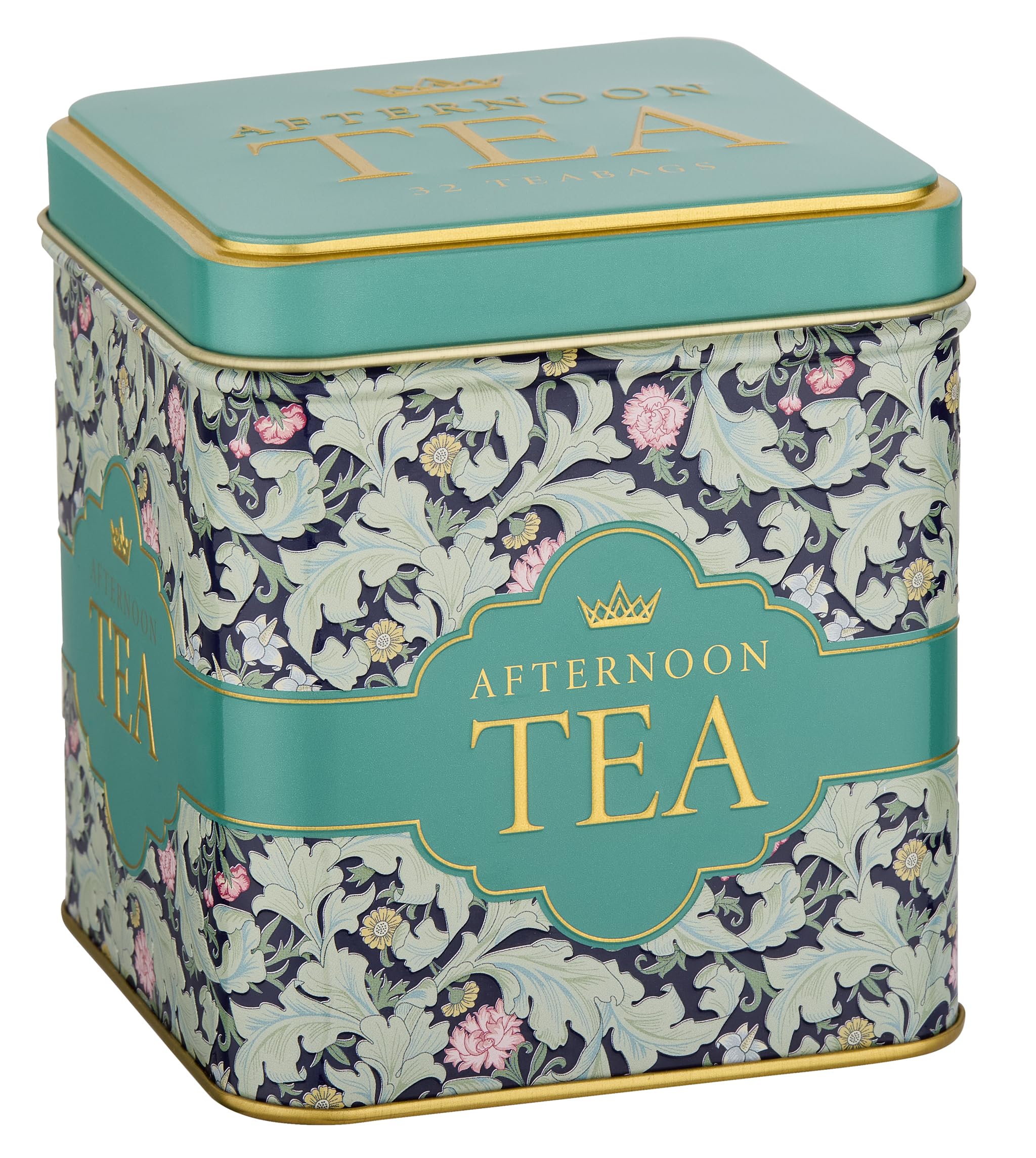 New English Teas Victorian Garden Tea Tin - English Afternoon 32-Bag Black Tea Collection 11