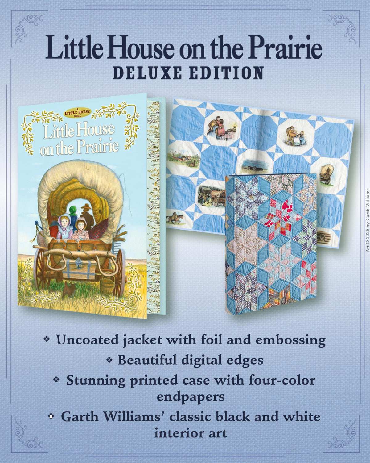 Little House on the Prairie Deluxe Collector's Edition by Laura Ingalls Wilder - Hardcover | 352 Pages | Ages 6+
