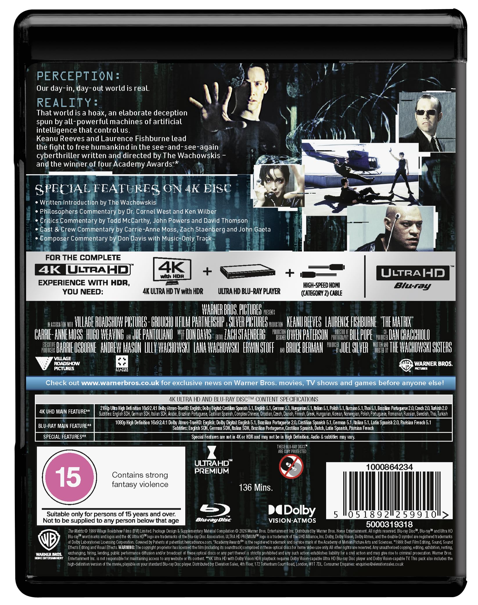 The Matrix [4K UHD Blu-ray] 2