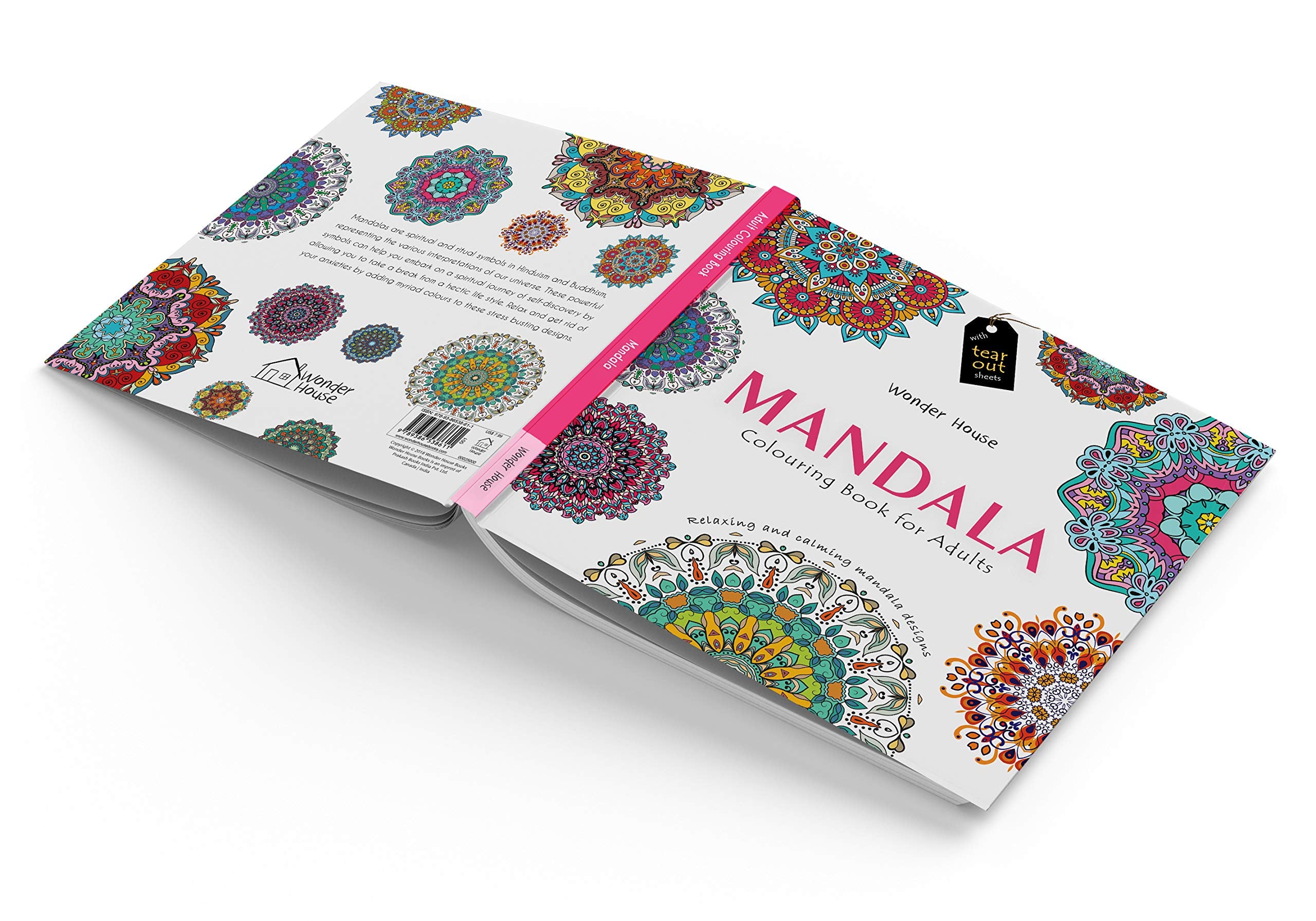Wonder House Mandala Coloring Book - Adult Relaxation | Paperback | 64 Pages