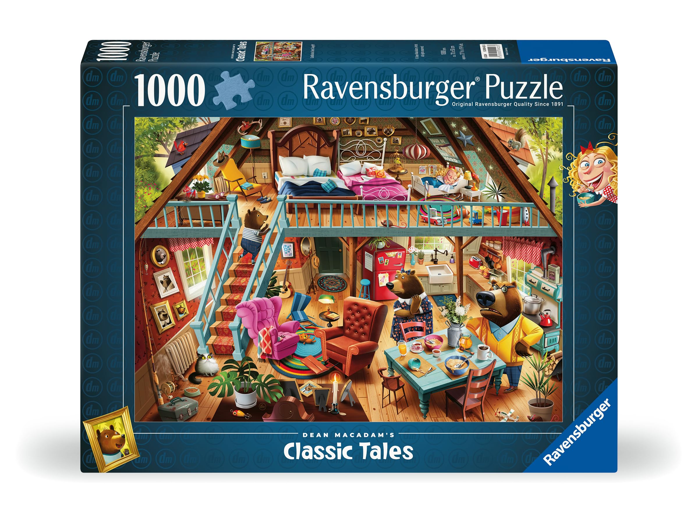 Ravensburger Goldilocks Gets Caught! Jigsaw Puzzle - 1000 Pieces | 70x50cm