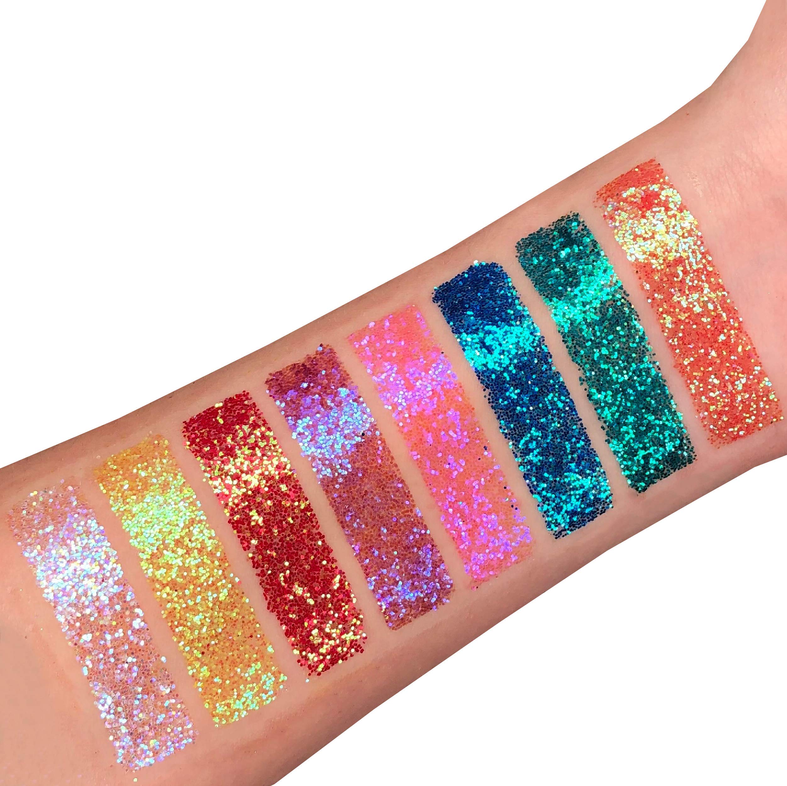 Moon Glitter - Iridescent Glitter Shakers (5g) - Pink Cosmetic Glitter for Face, Body, Hair, Nails, Lips 3