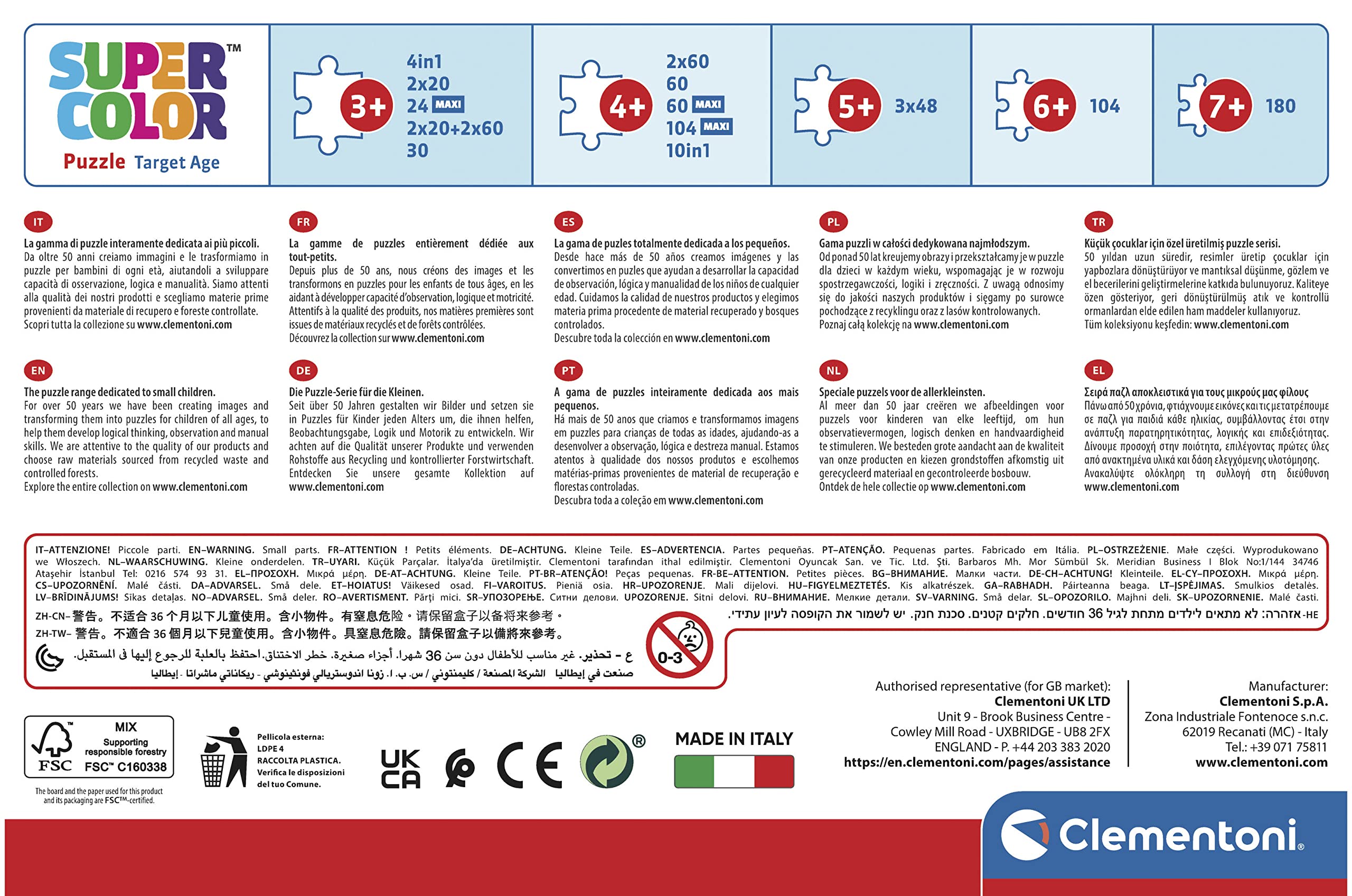 Clementoni Gabby's Dollhouse Puzzle - 2 x 60-Piece Jigsaw Puzzles for Kids 7