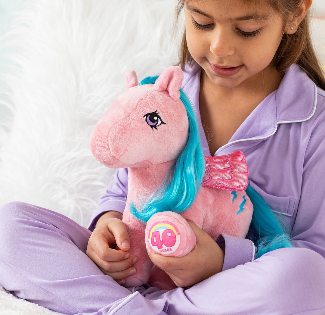 My Little Pony 40th Ann Retro Plush Firefly - Vintage Collectible Unicorn Pony for Kids 3+