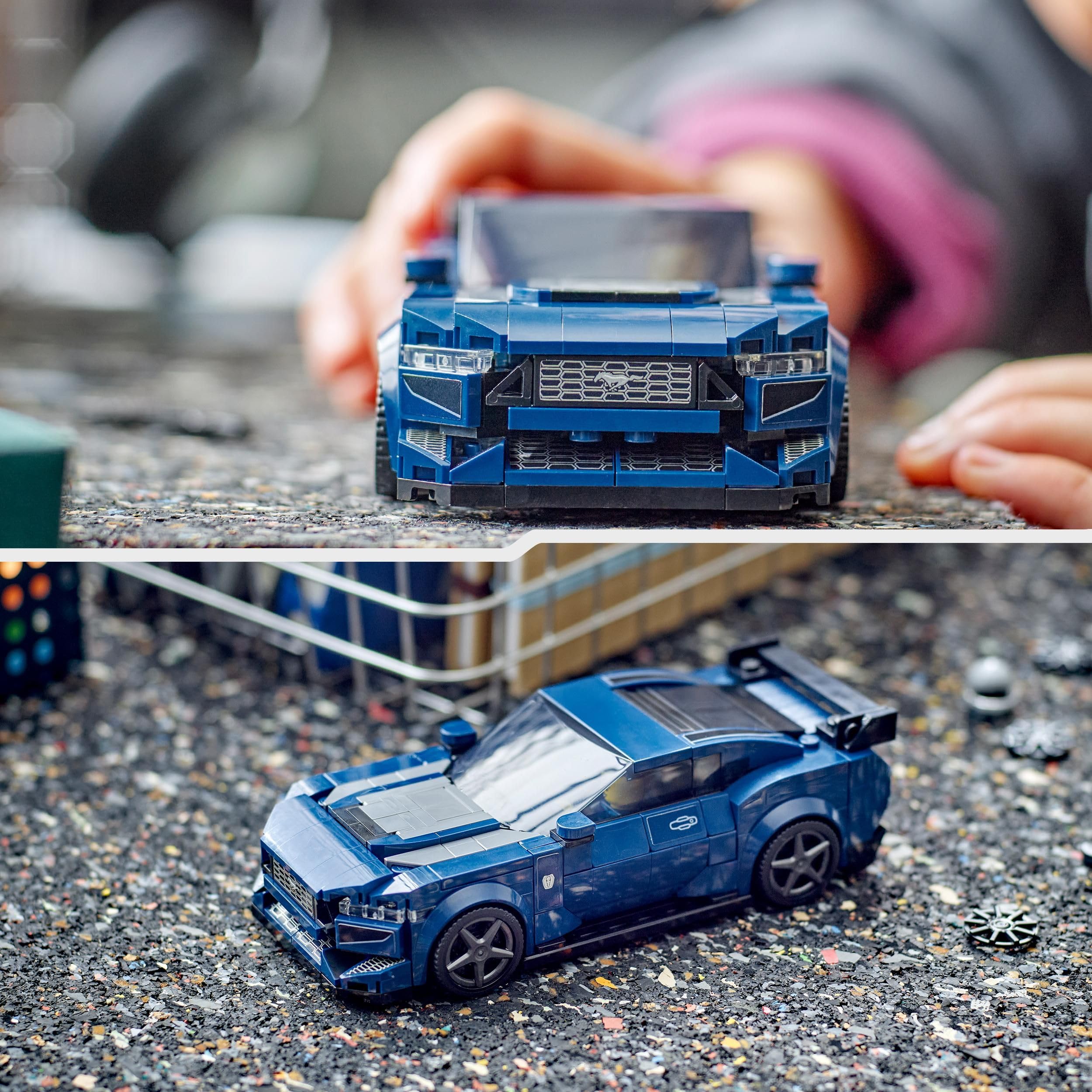 LEGO Speed Champions Ford Mustang Dark Horse Sports Car Toy - Buildable Vehicle for Ages 9+ 8
