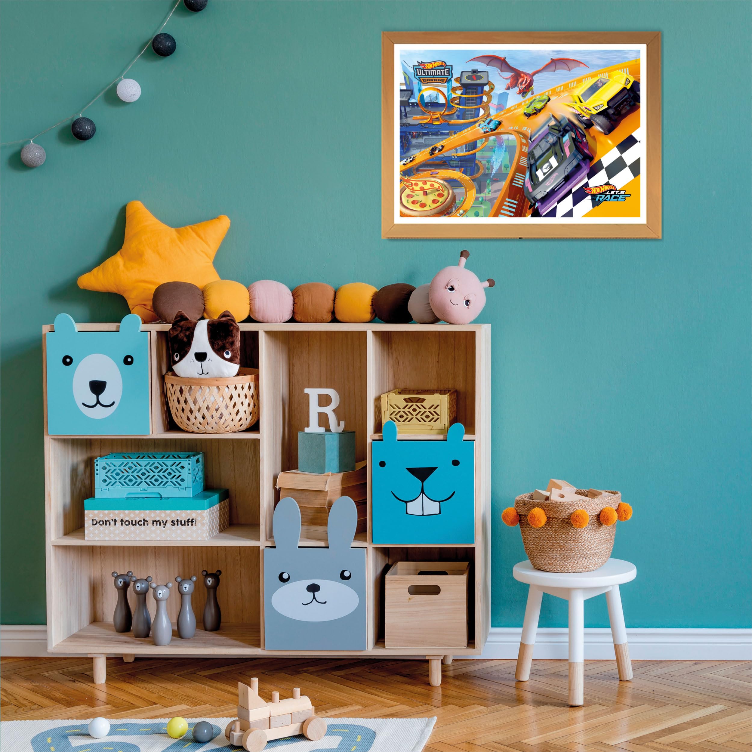 Clementoni Hotwheels 104-Piece Jigsaw Puzzle - Educational Kids Puzzle for Ages 6-8 12