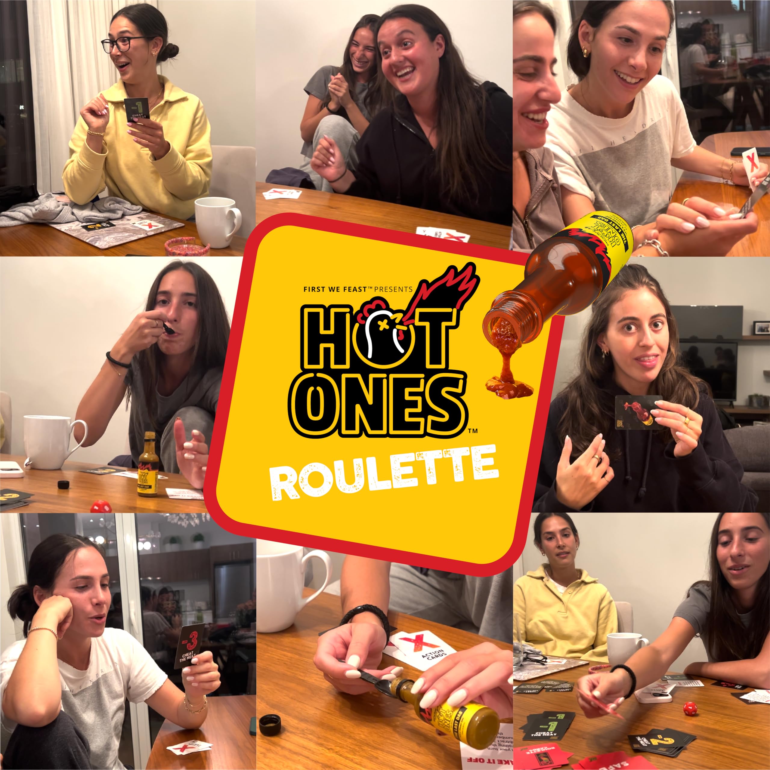 Wilder Hot Ones Roulette – A Push Your Luck Card Game with Hot Sauce 10