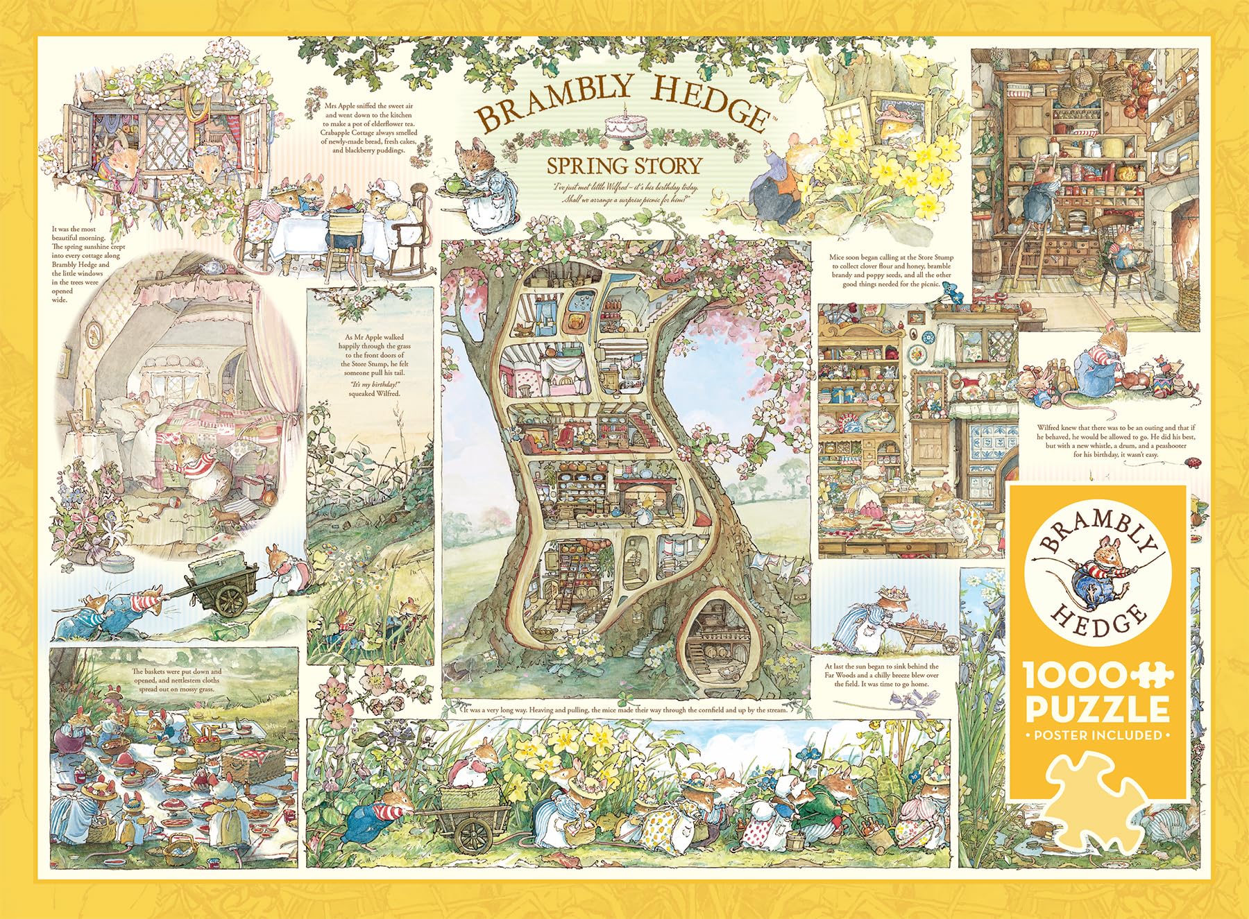 Cobble Hill 1000 Piece Jigsaw Puzzle - Brambly Hedge Spring Story 5
