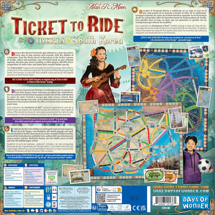 Asmodee Ticket to Ride 3rd Map Expansion (DOW720138)