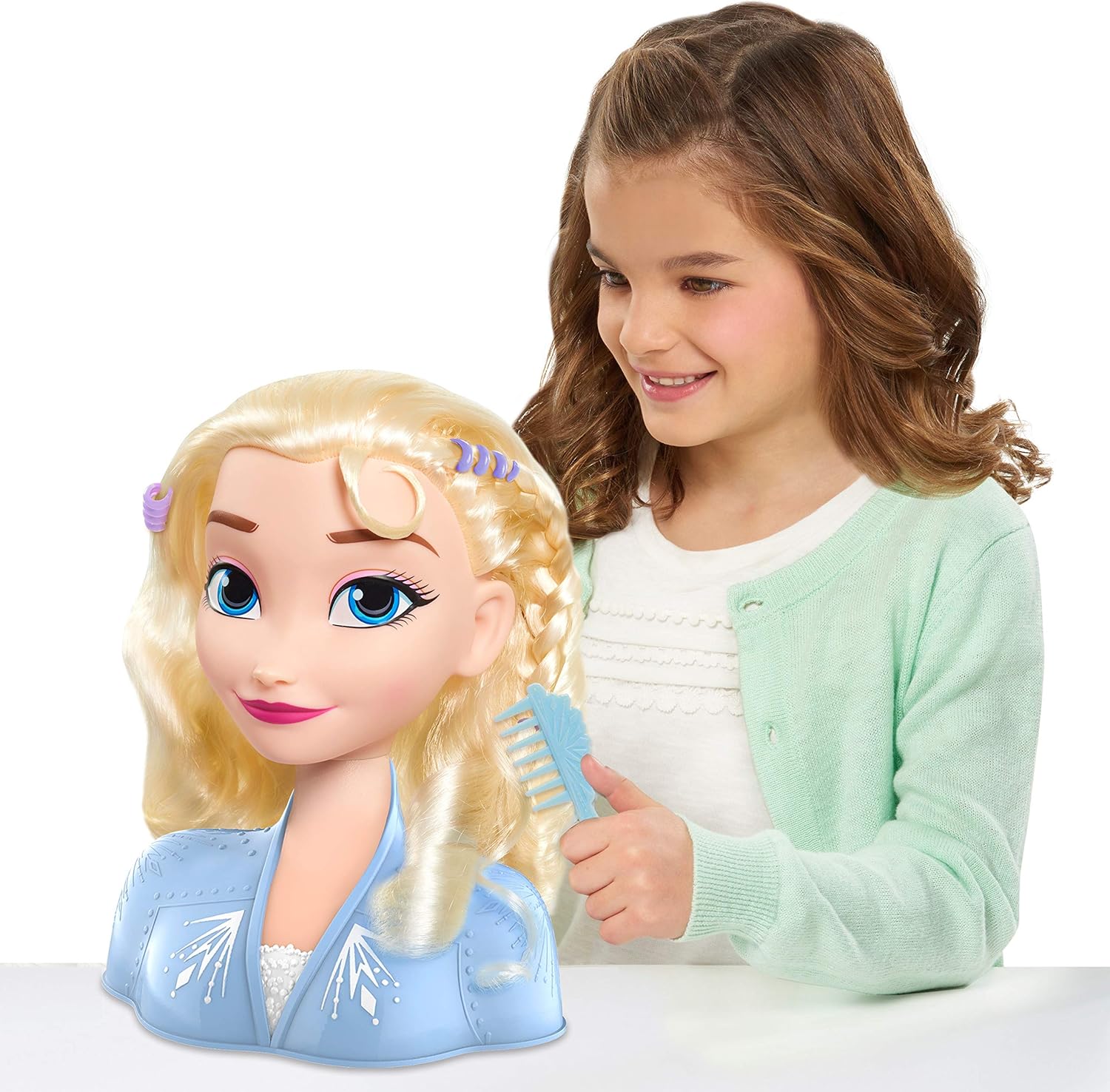 Just Play Frozen II Elsa Styling Head with 13 Hair Accessories 7
