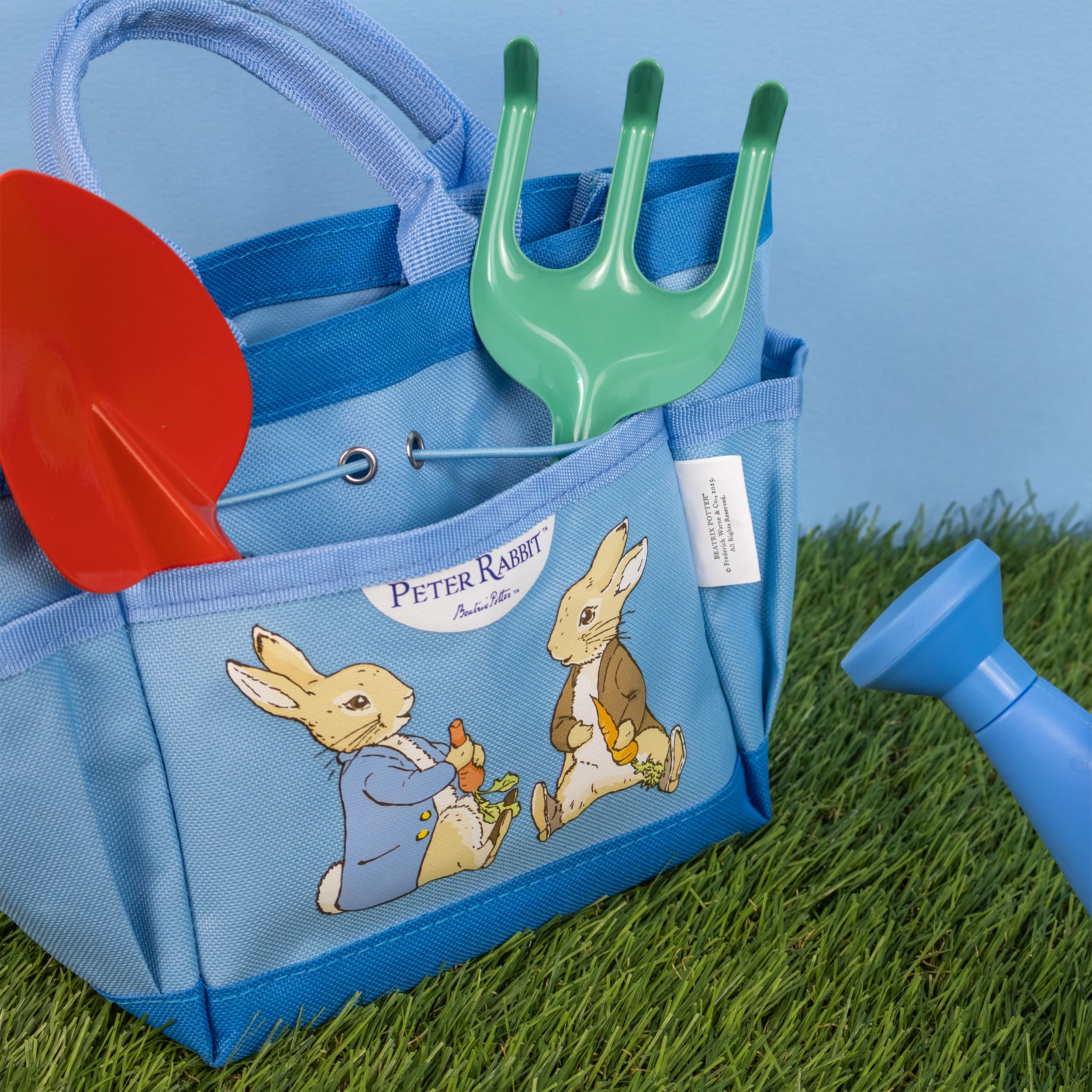Robert Frederick Peter Rabbit Children’s Gardening Set - 5 Piece Tool Kit with Gloves & Carry Bag 3
