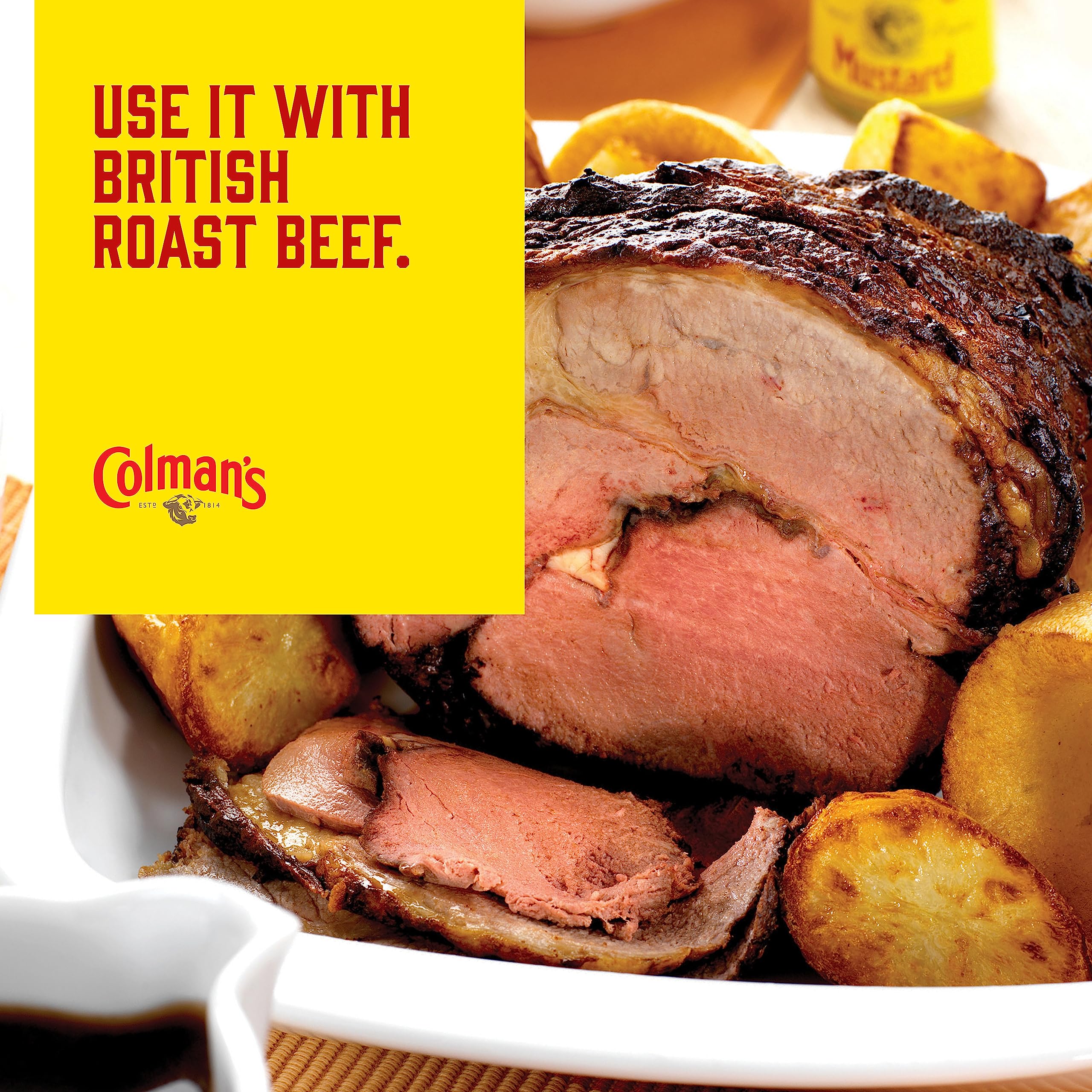 Colman's Horseradish Sauce - Freshly Grated Condiment for Roast Beef | 136g Jar 5