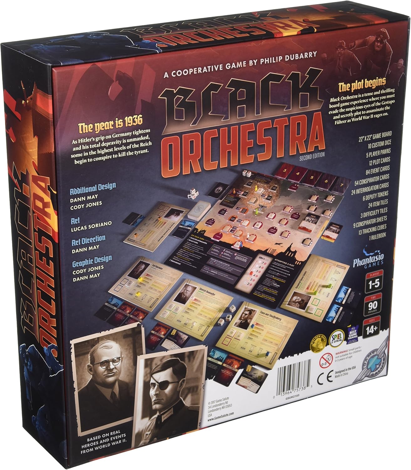 Game Salute Black Orchestra Second Edition Board Game 4