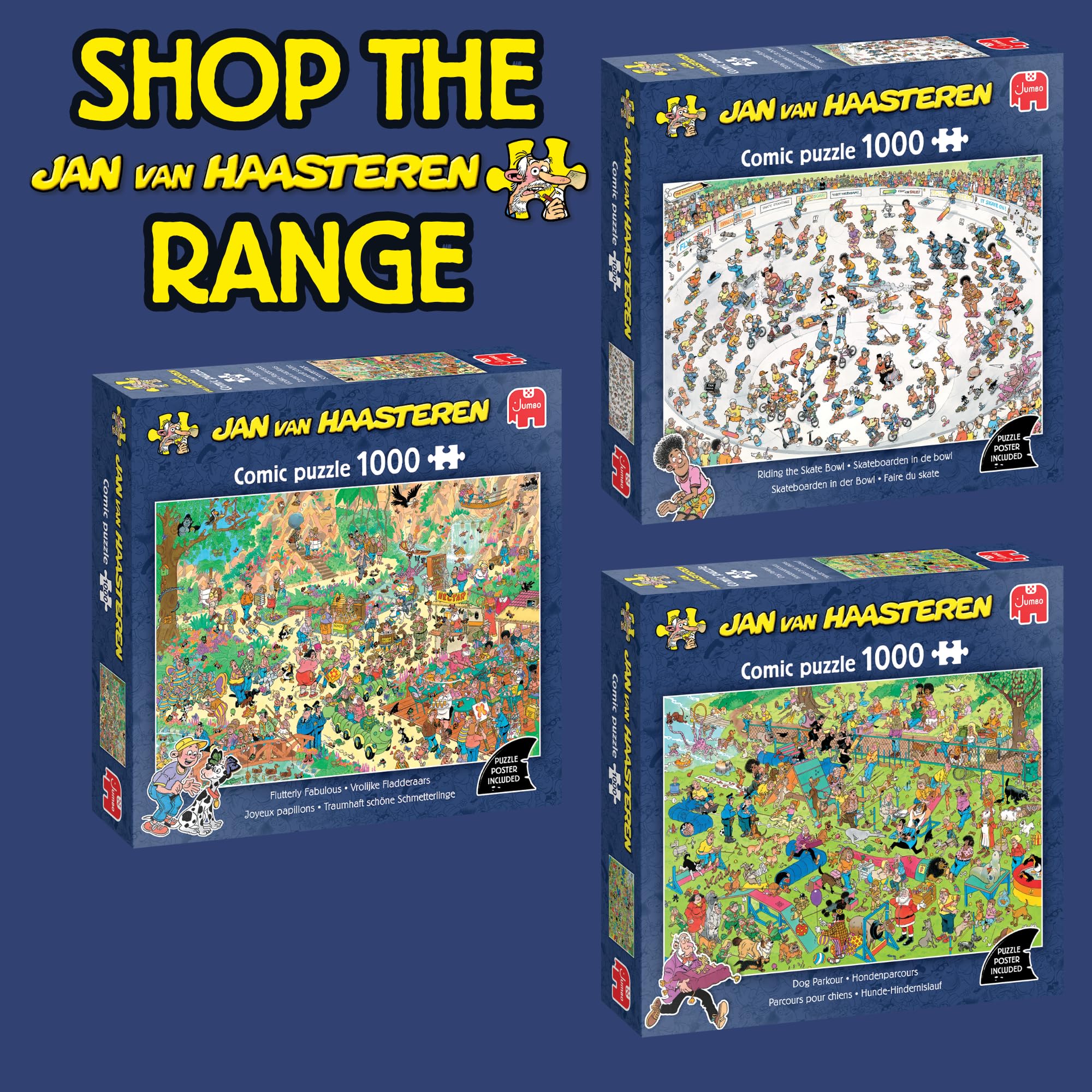 Jan van Haasteren Flutterly Fabulous - 1000 Piece Adult Puzzle 16