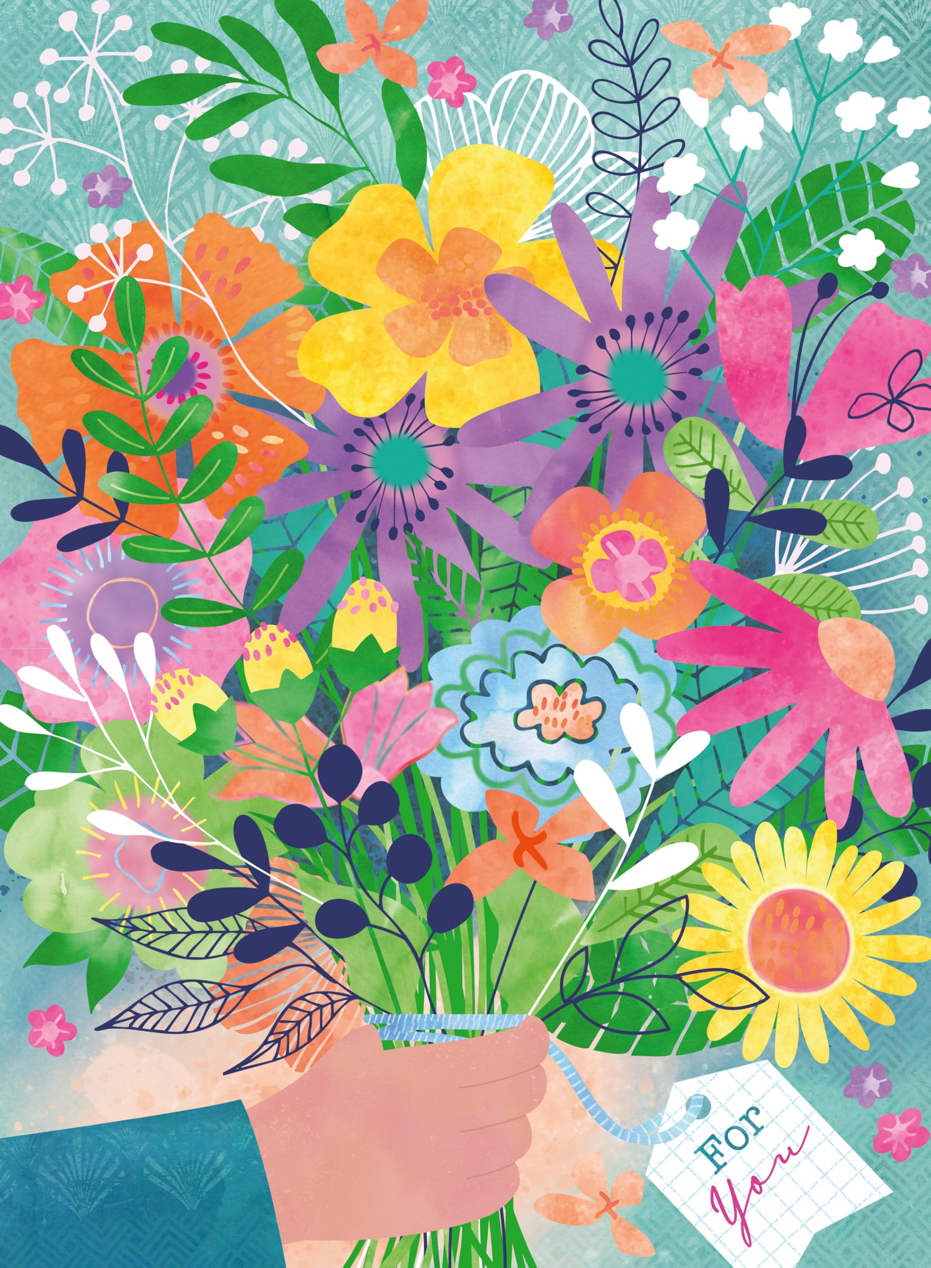 Ravensburger Flowers for You 500 Piece Jigsaw Puzzle | Glare-Free Finish | FSC Certified 1