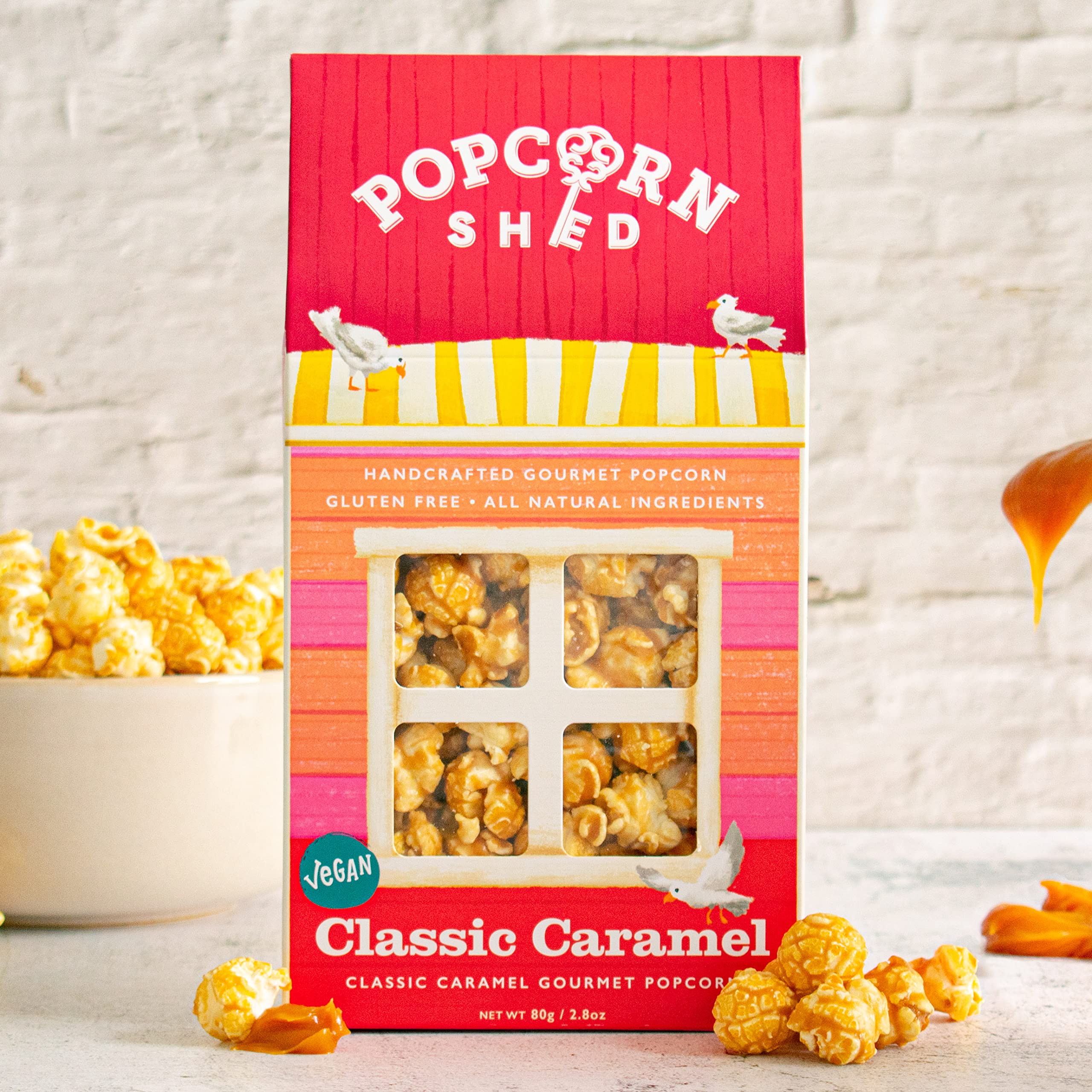 Popcorn Shed Classic Caramel Gourmet Popcorn (1 x 80g) 11
