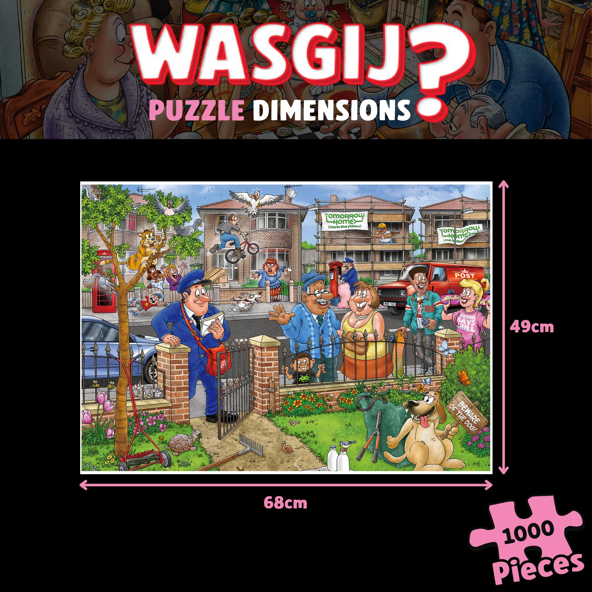 Wasgij Destiny 31 Home Delivery! 1000 Piece Jigsaw Puzzle for Unisex Adult 2