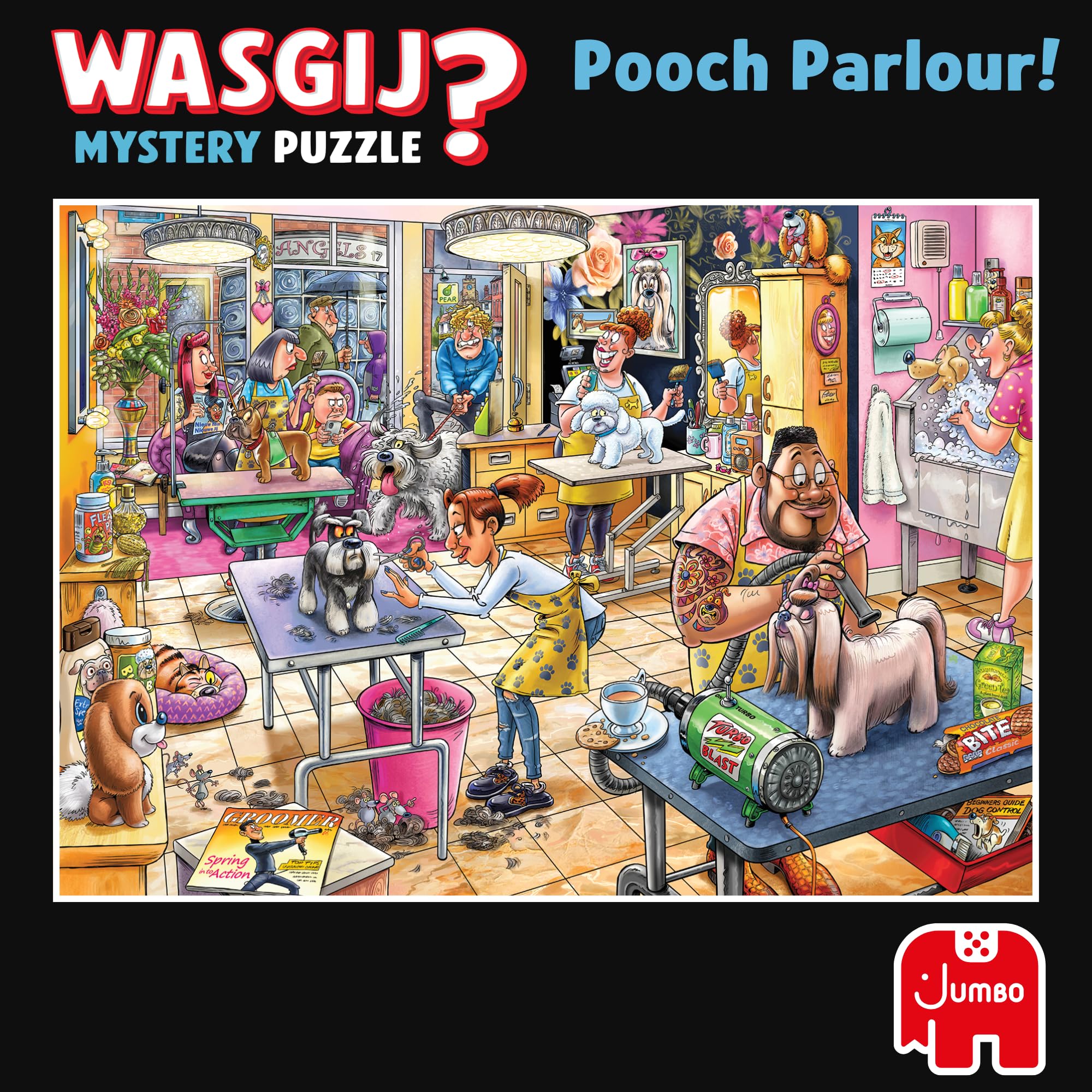 Wasgij Mystery 23: Pooch Parlour - 1000 Piece Jigsaw Puzzle for Adults 4