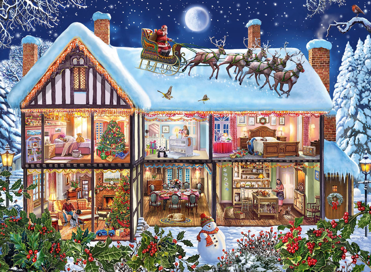 Ravensburger Christmas at Home Jigsaw Puzzle - 100 XXL Pieces, Age 6+