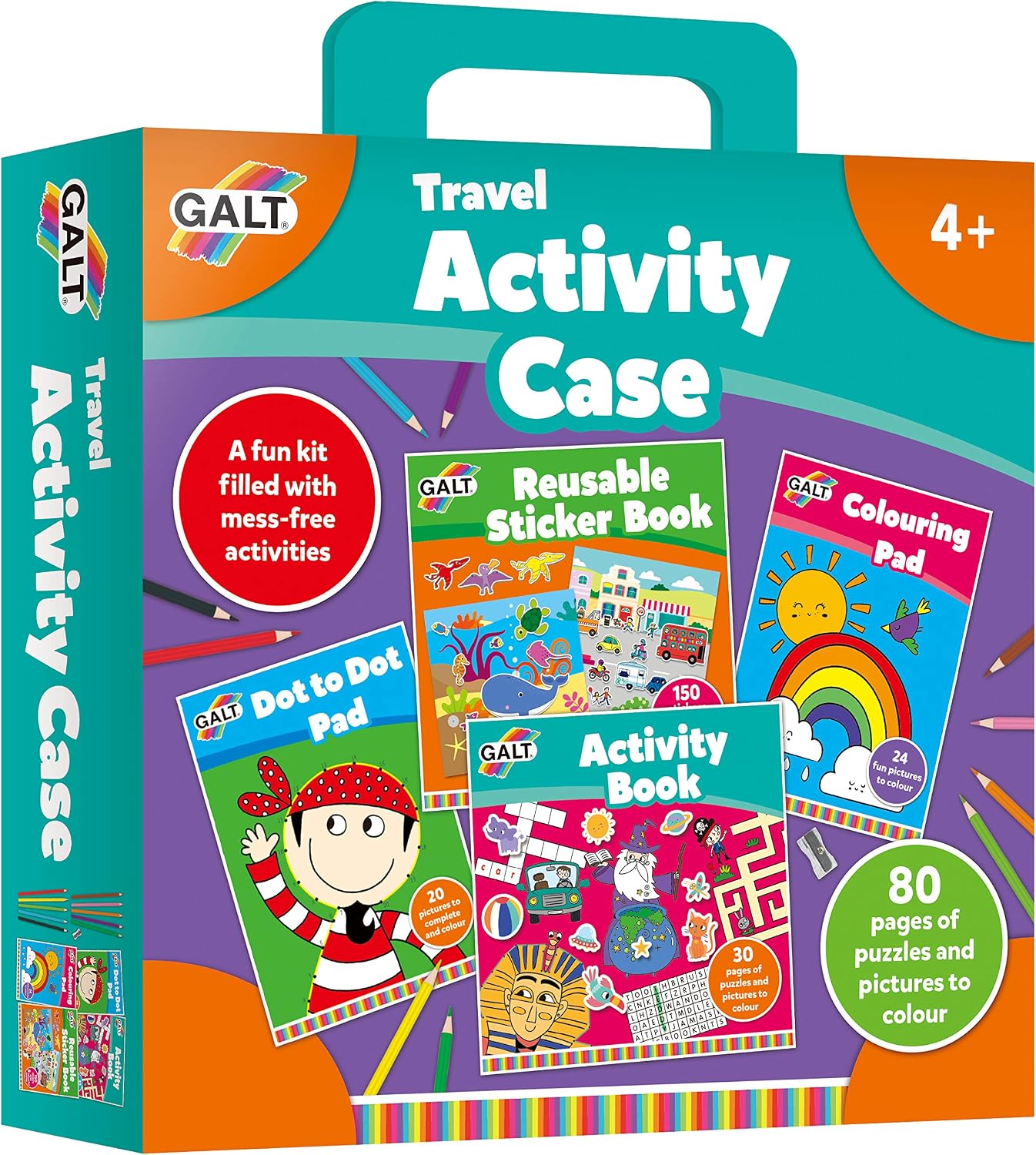 Galt Toys, Travel Activity Case, Children's Activity Pack, Ages 4 Years Plus 1