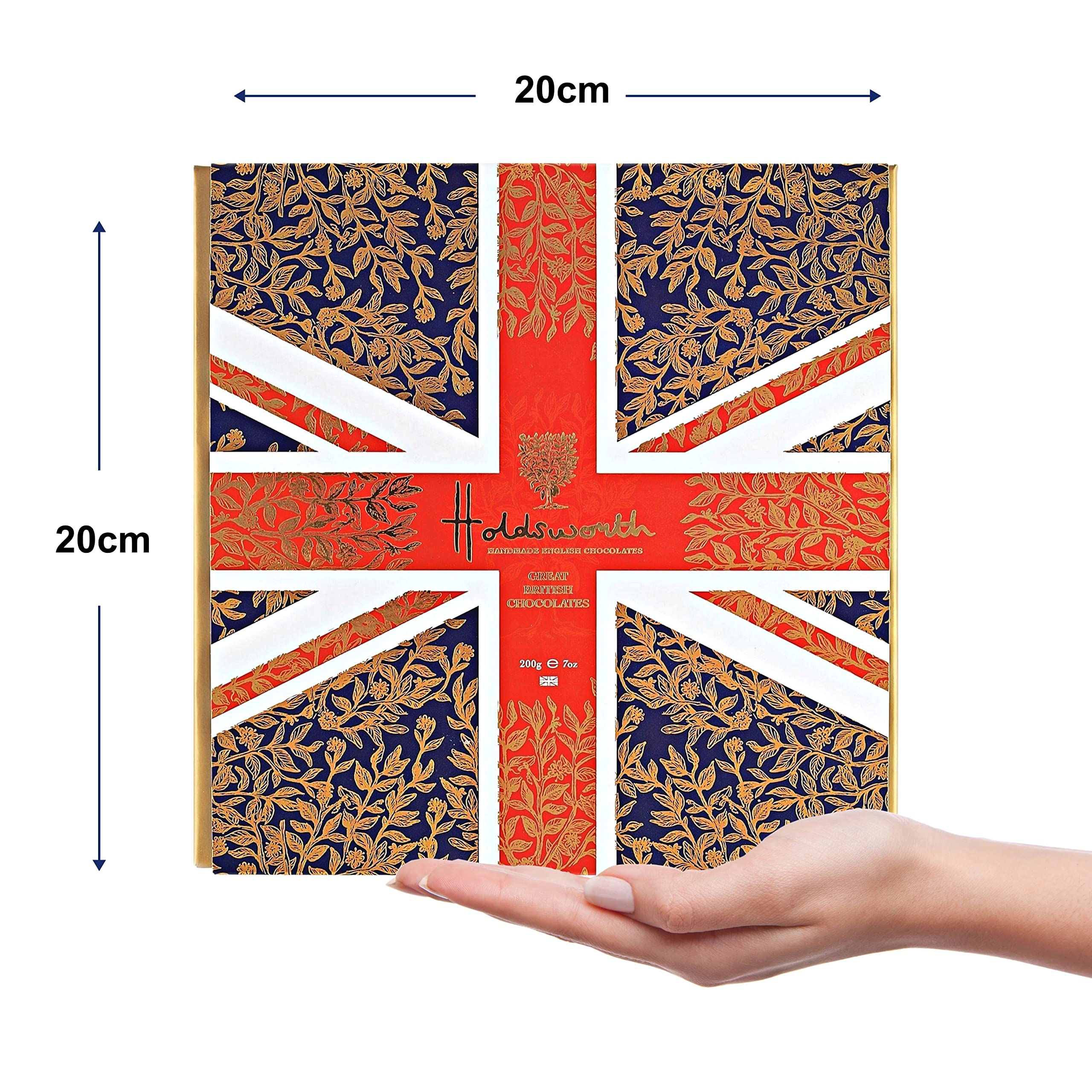 Holdsworth Handmade English Chocolates Occasions Collection - Union Jack Truffle Assortment | 16 Pieces | 200g 3