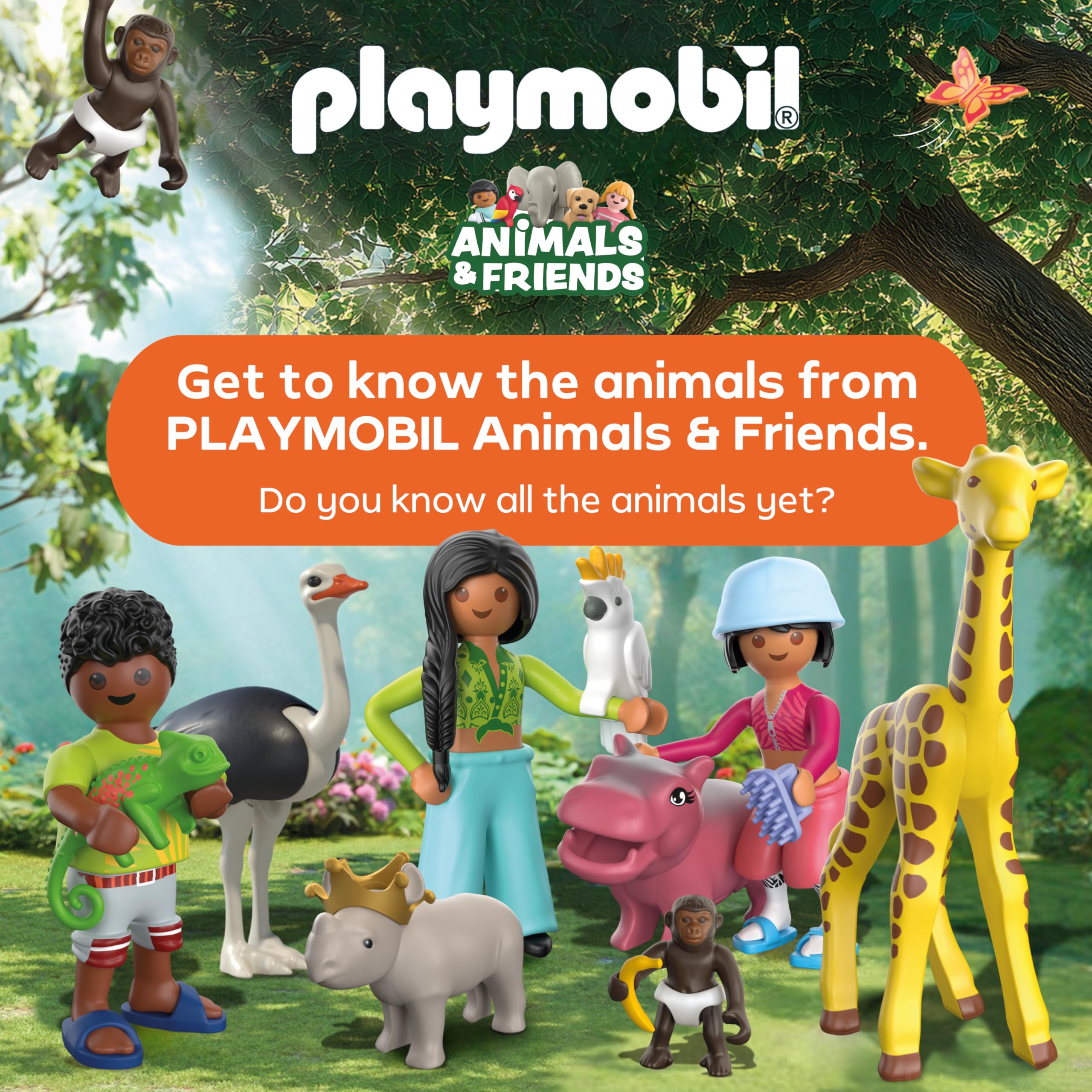 Playmobil Animals & Friends Fun Birthday Party Toy for Ages 4+ 6