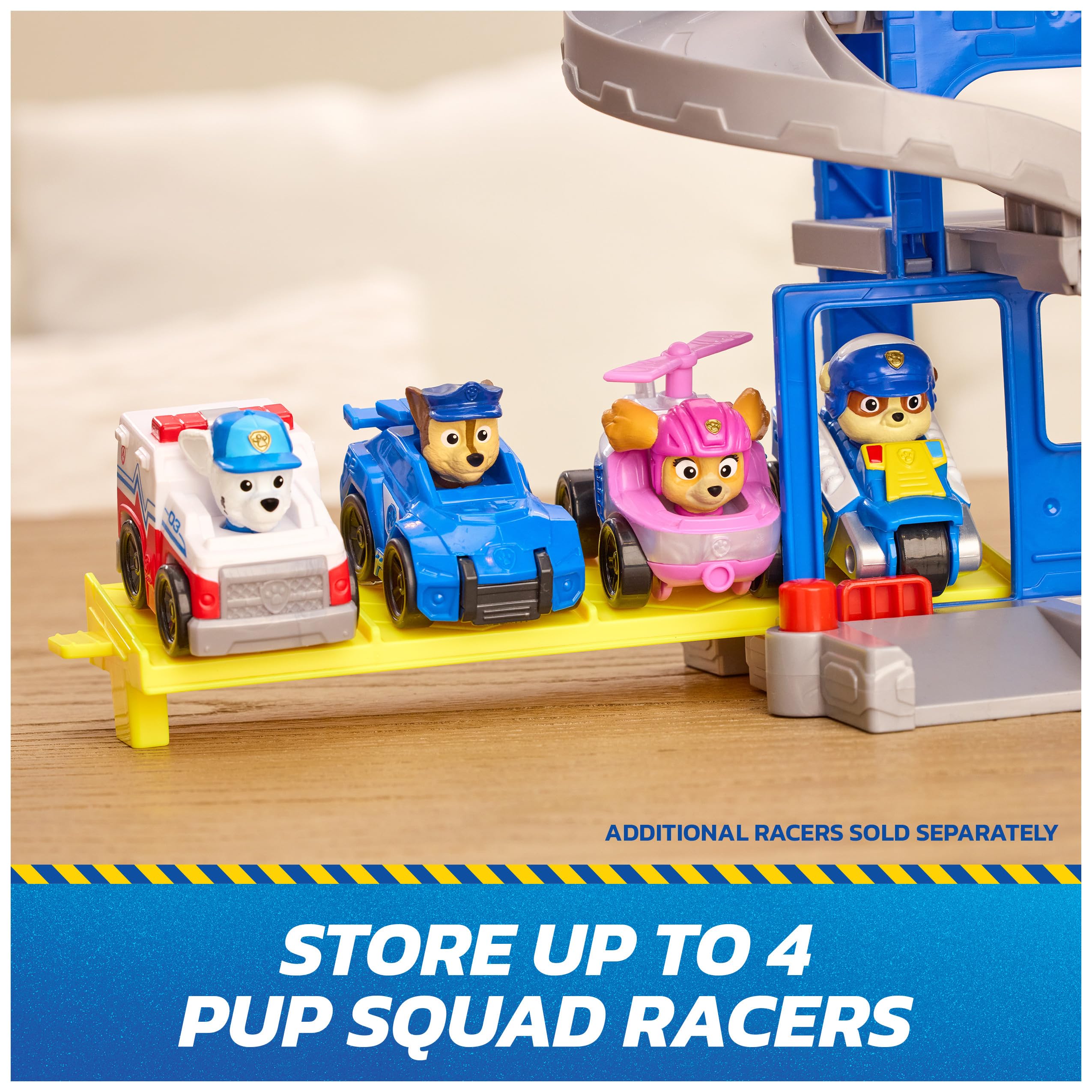 Paw Patrol Pup Squad Search & Rescue HQ Playset with Chase Pup Squad Racer | 30.4 cm Tall 7
