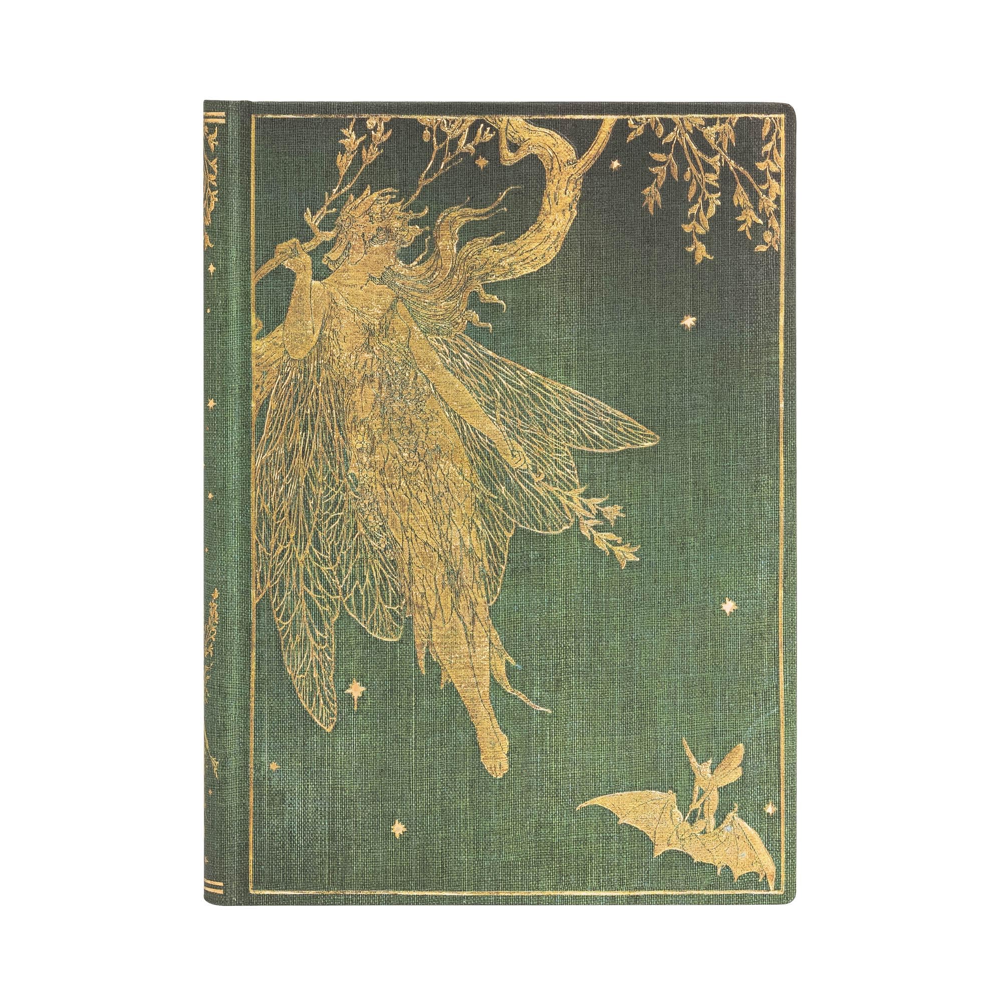 Paperblanks Hardcover Journal Olive Fairy - Lined, Midi (130 x 180 mm) | 144 Pages 1