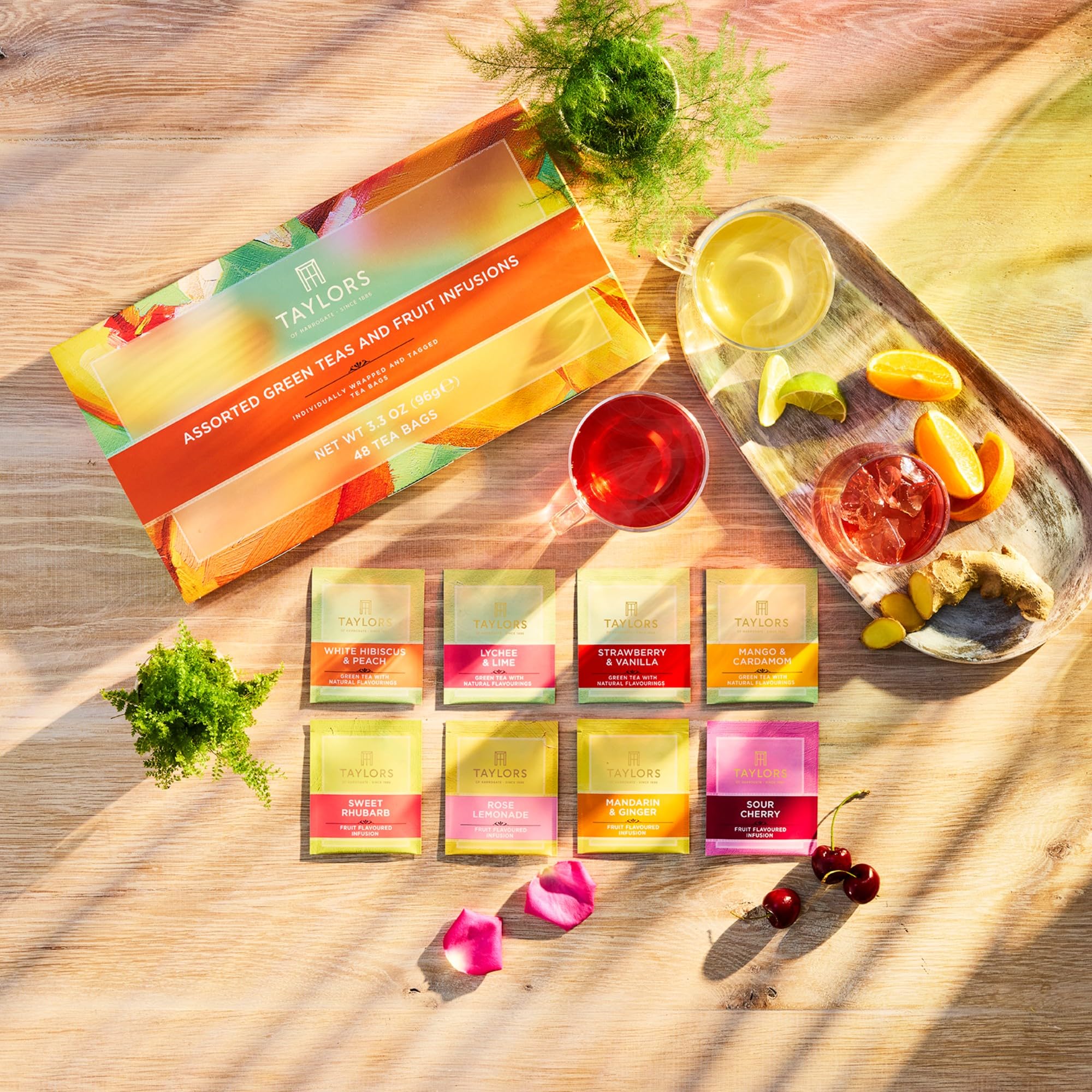 Taylors of Harrogate Assorted Green Teas and Fruit Infusions Selection Gift Box | 48 Count 7