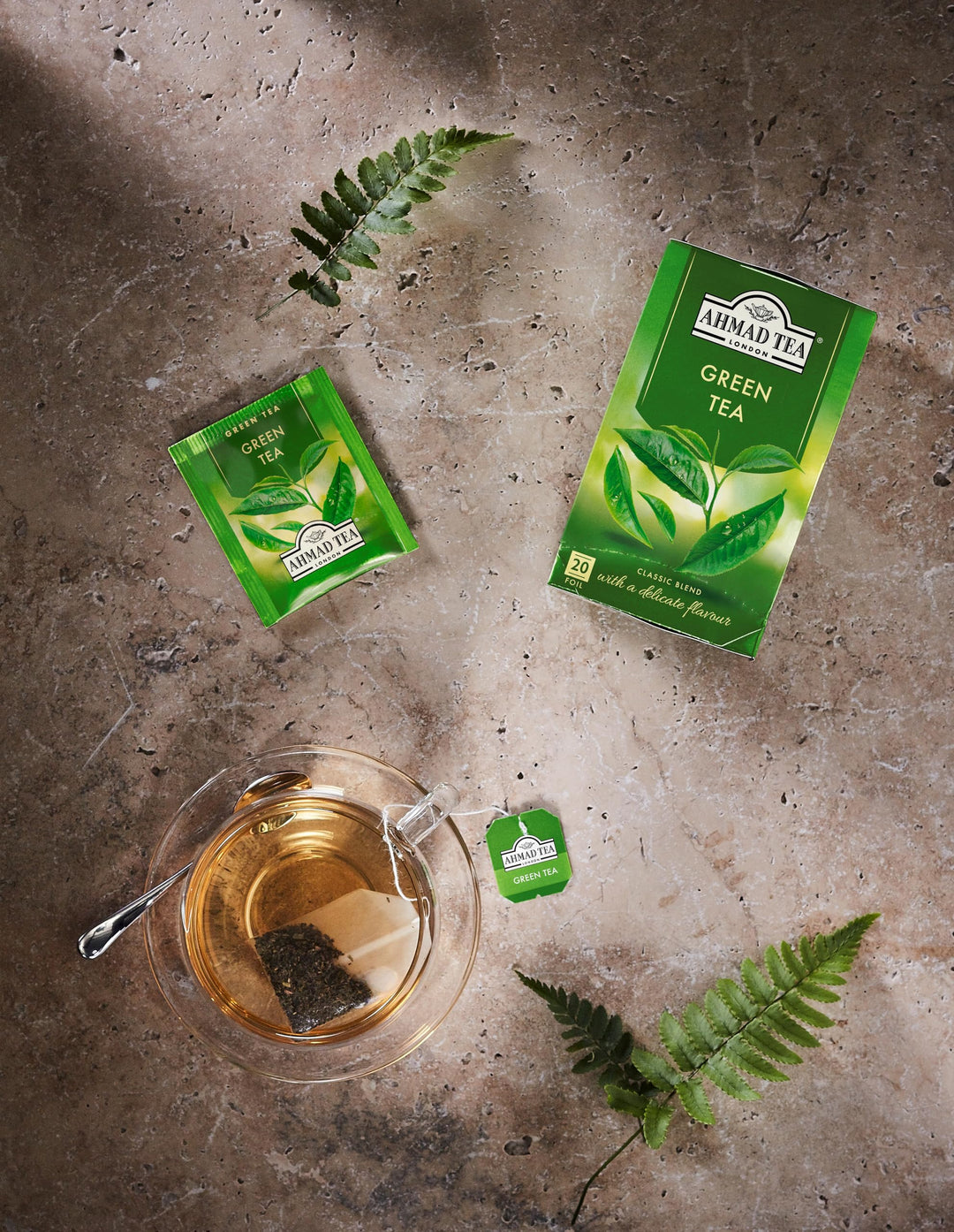 Ahmad Tea - Pure Green Tea (20 Teabags)