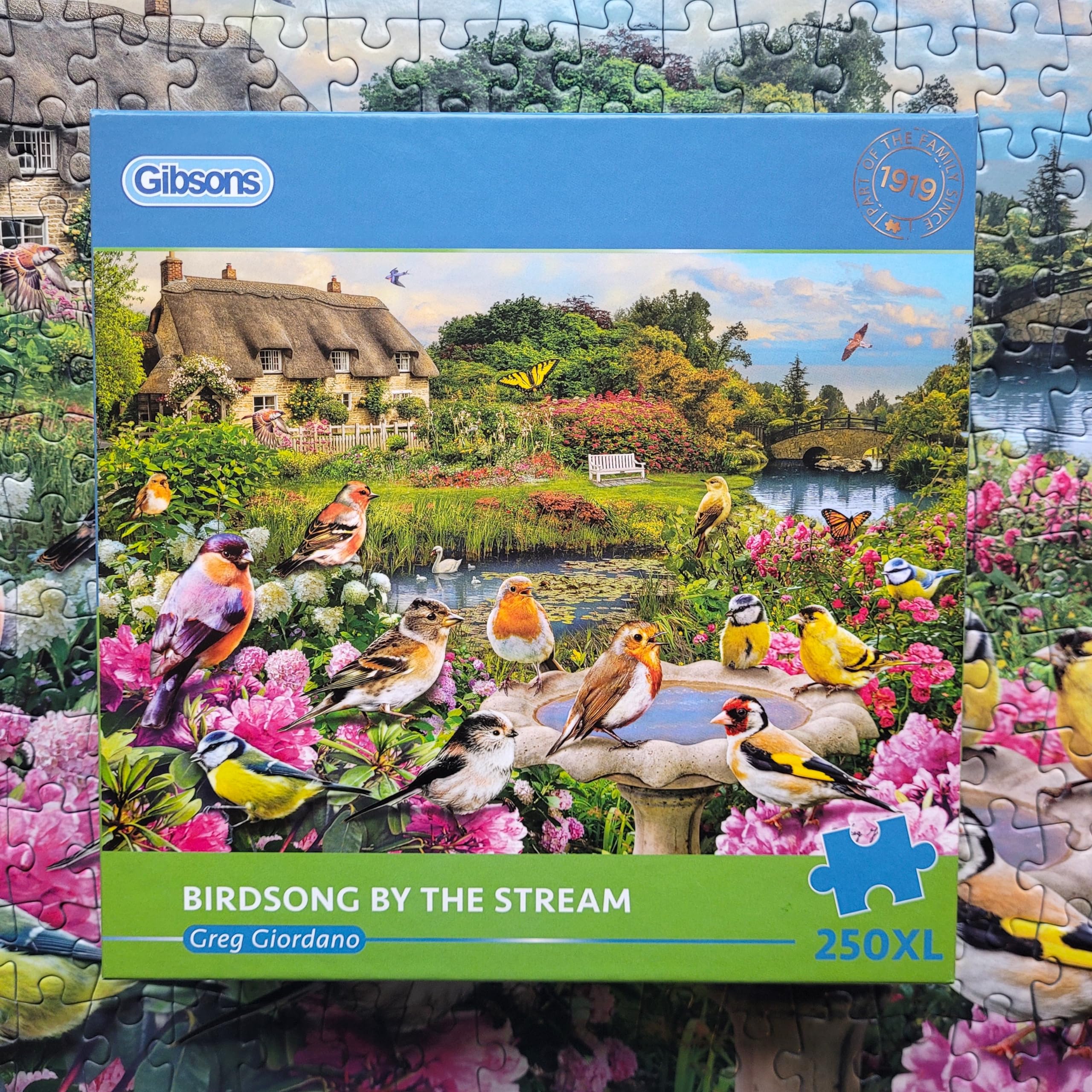 Gibsons Birdsong by the Stream Jigsaw Puzzle - 1000 Pieces | Nature Theme | Adult Puzzle 3