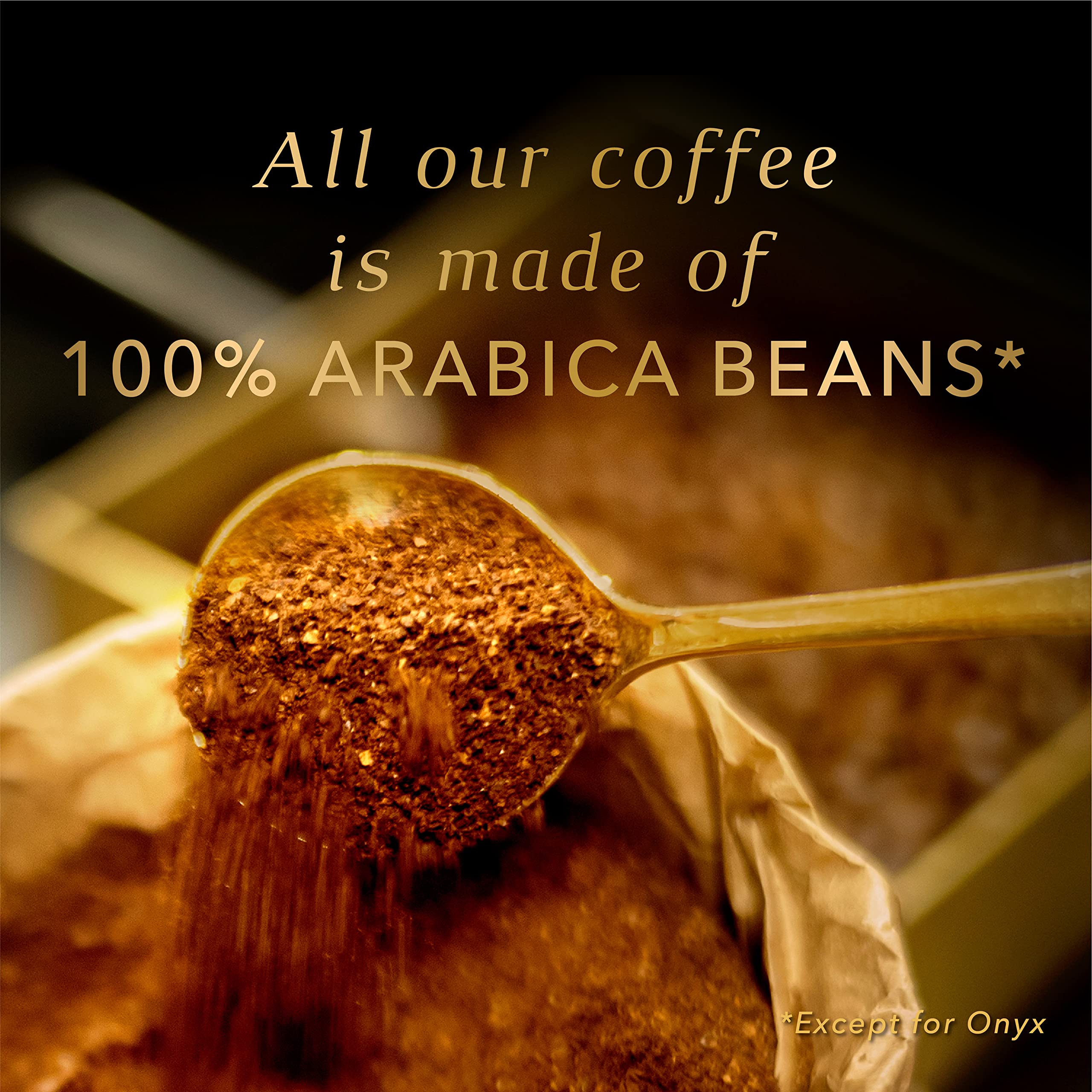 L"OR Espresso Onyx Coffee Beans 500g - Intense Dark Roast Blend 6