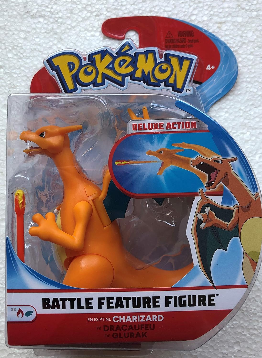 Pokémon Charizard Action Figure - 4.5-Inch with Fire Missile Launch Feature 1