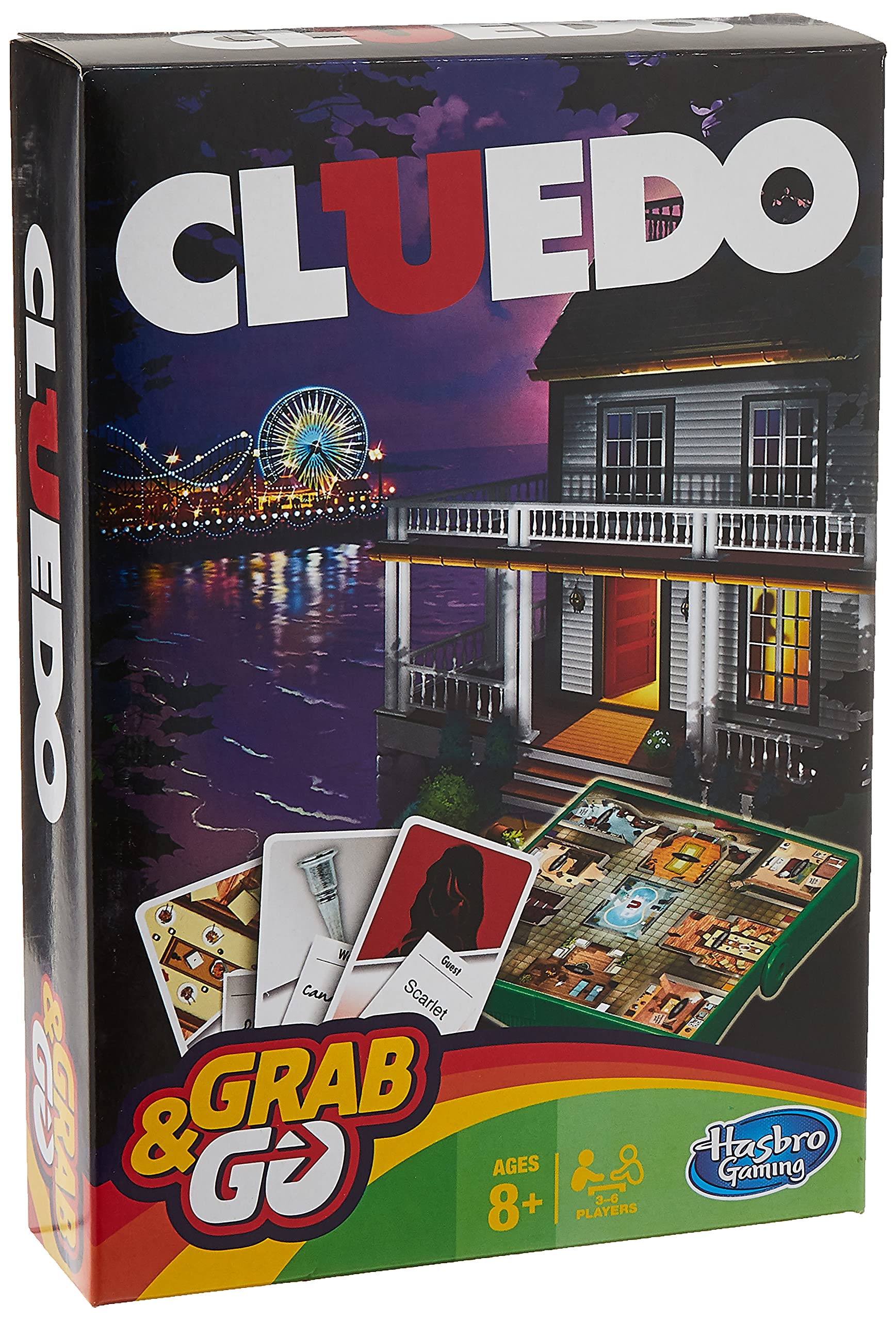 Hasbro Gaming Cluedo Grab & Go Edition - Mystery Board Game for 3-6 Players 2