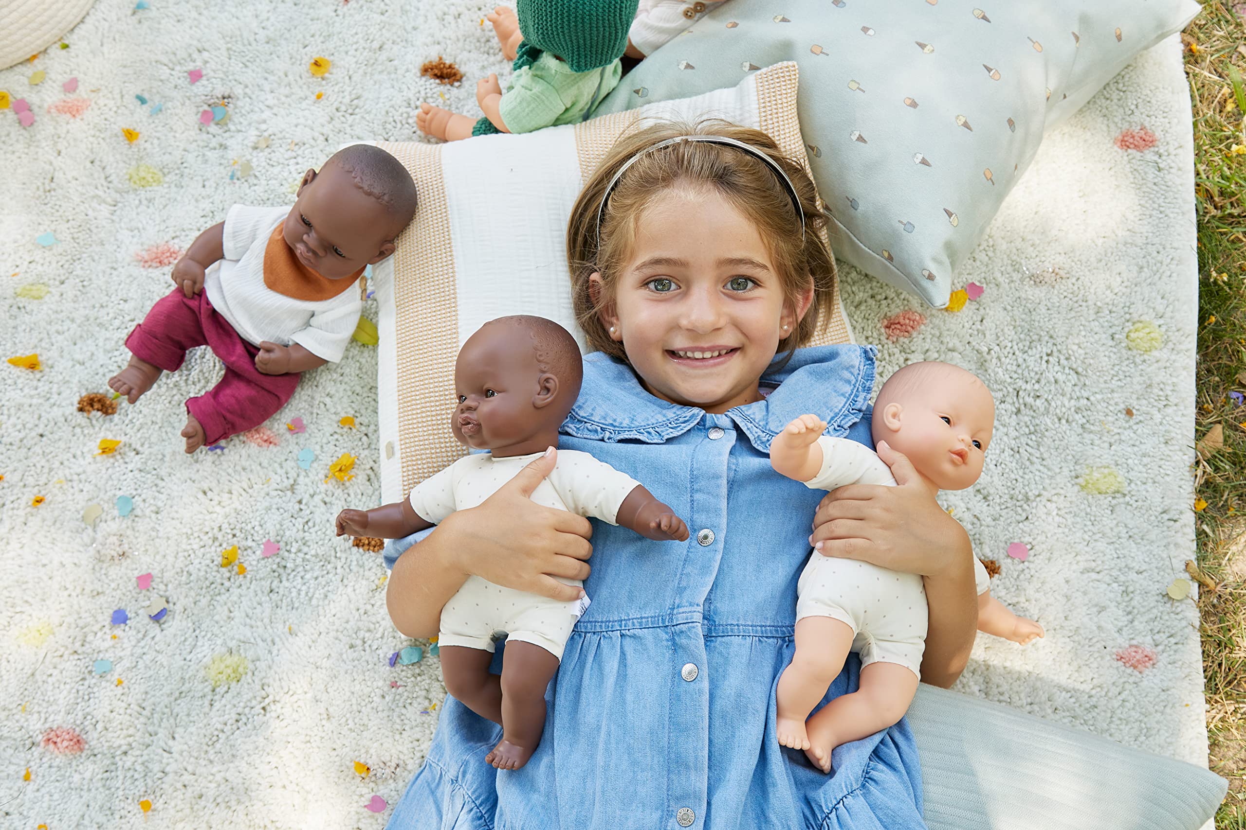 Miniland Caucasian Soft Body Doll 32cm - Vanilla Scented, Handmade in Spain 6