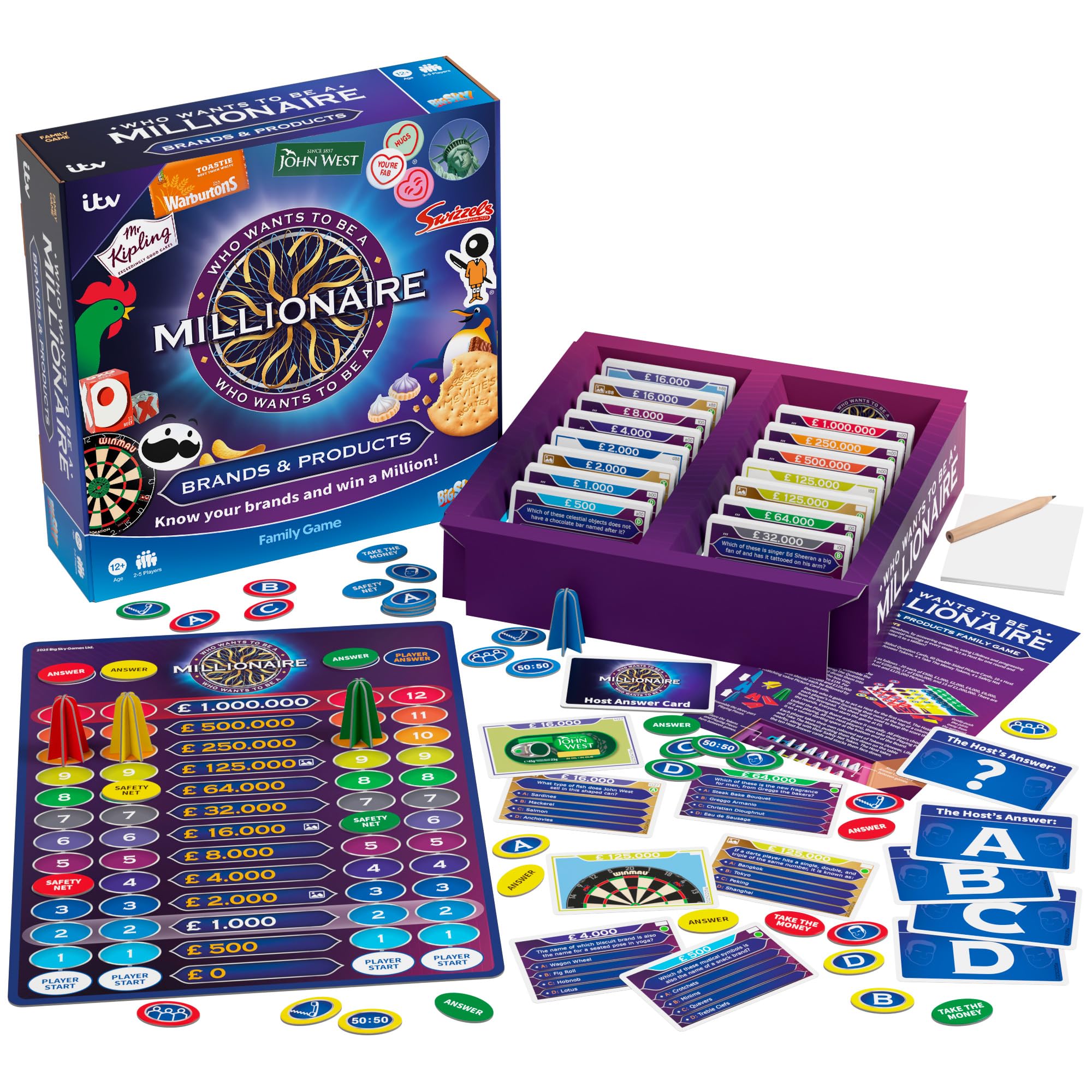 Big Sky Games Who Wants to Be a Millionaire Official Brand Edition Board Game 6
