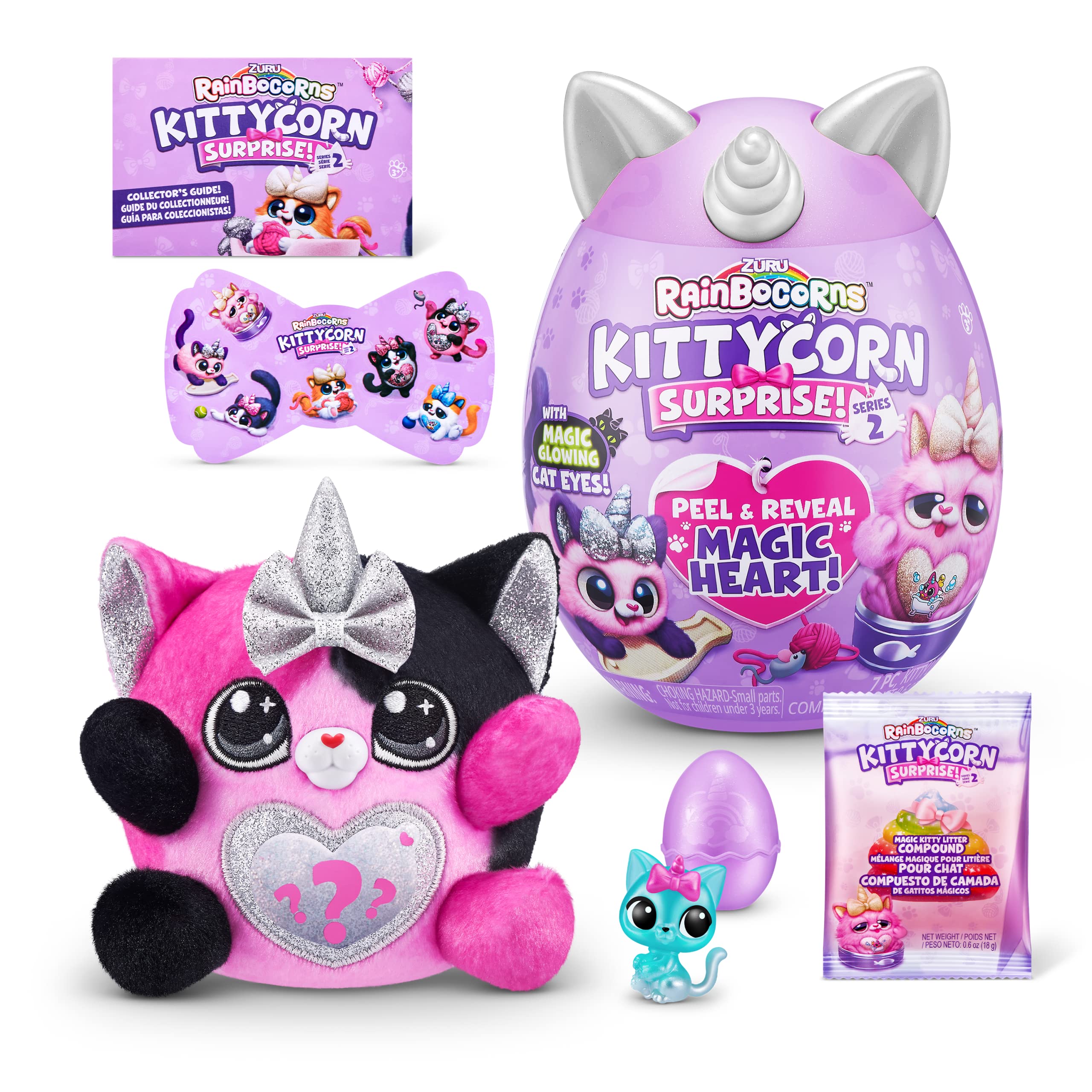 Rainbocorns Kittycorn Surprise Series 2 - Mozie the Calico Cat Collectible Toy