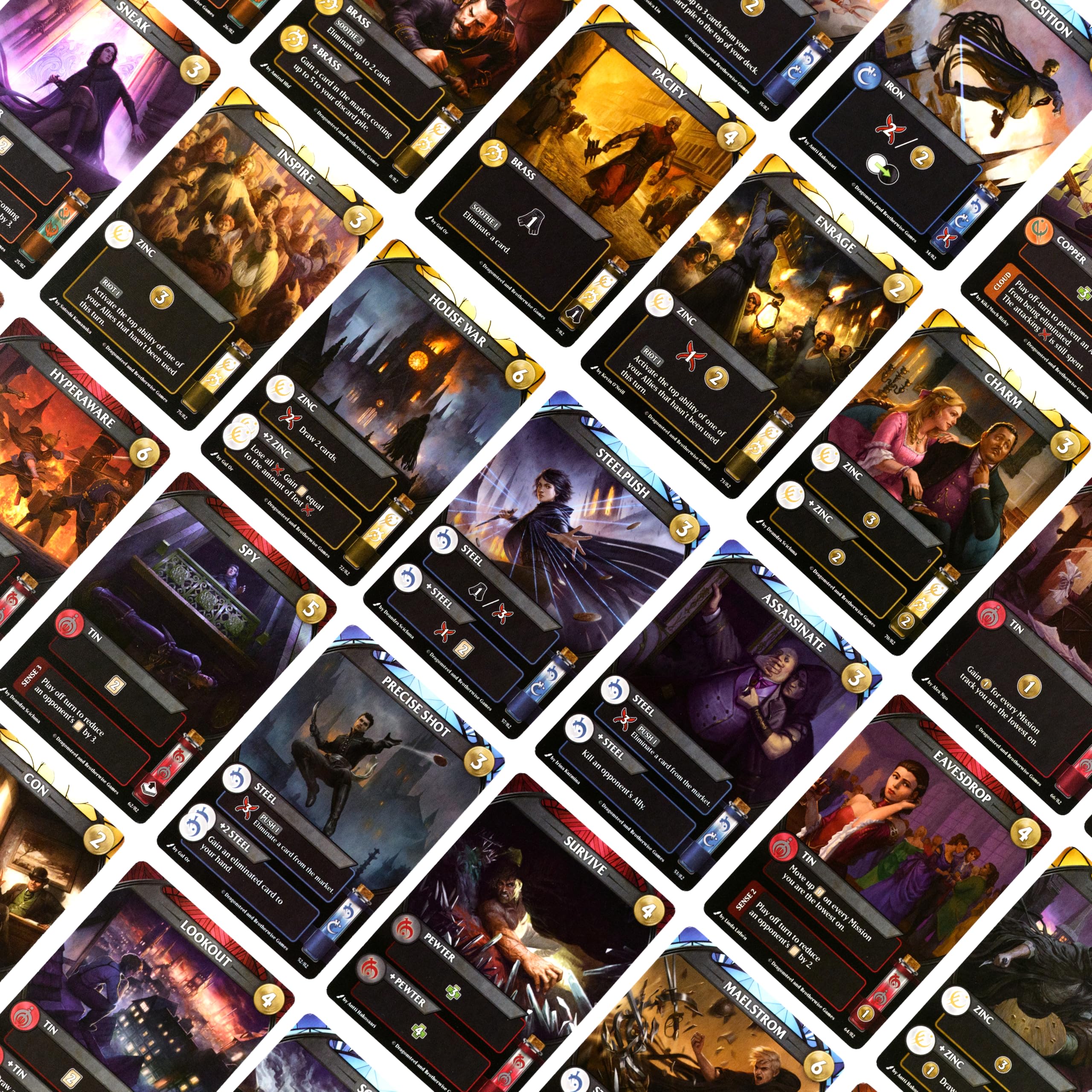 Brotherwise Games Mistborn Deckbuilding Game - 1 to 4 Players | English | Resin 4