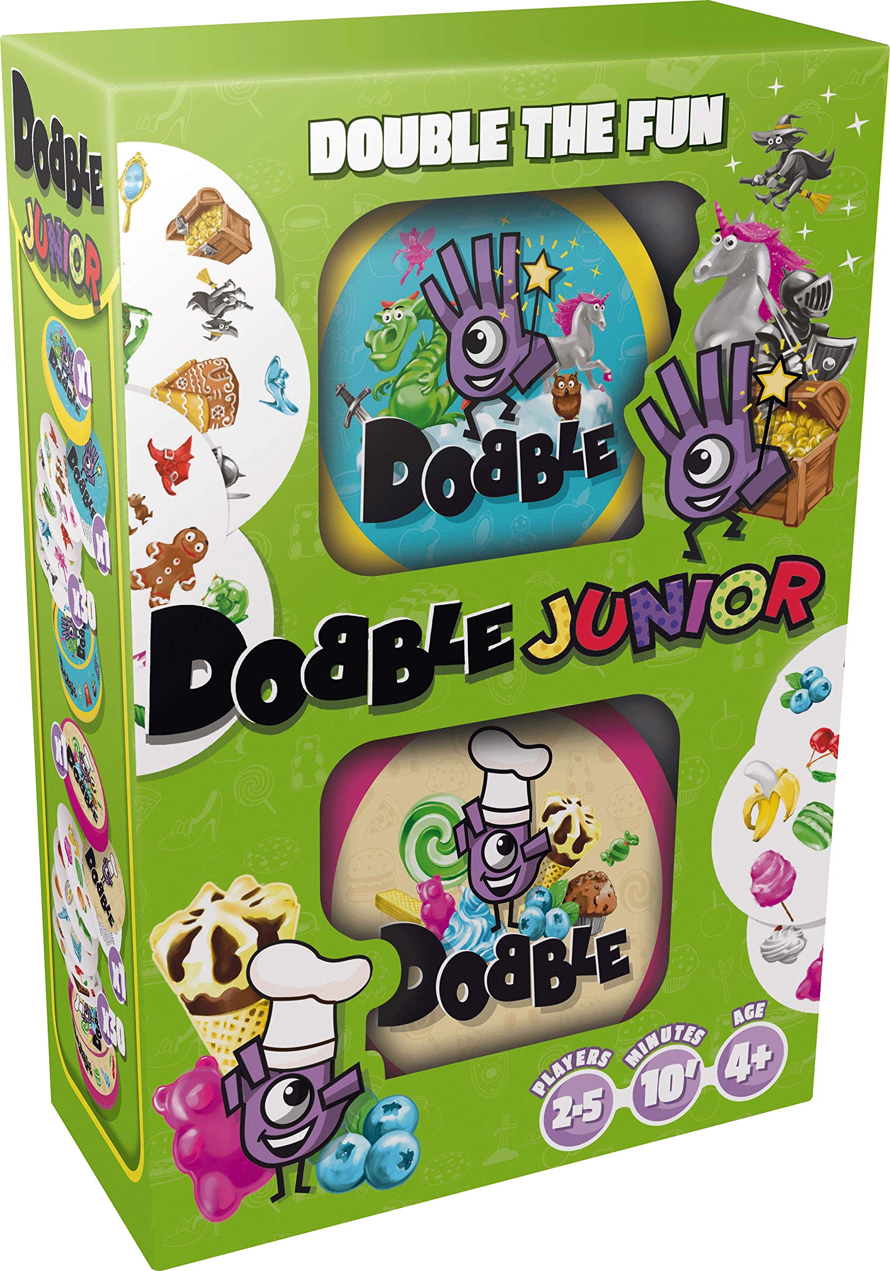 Asmodee Dobble Junior Card Game | Ages 4+ | 2-5 Players | 10 Min Play Time 1
