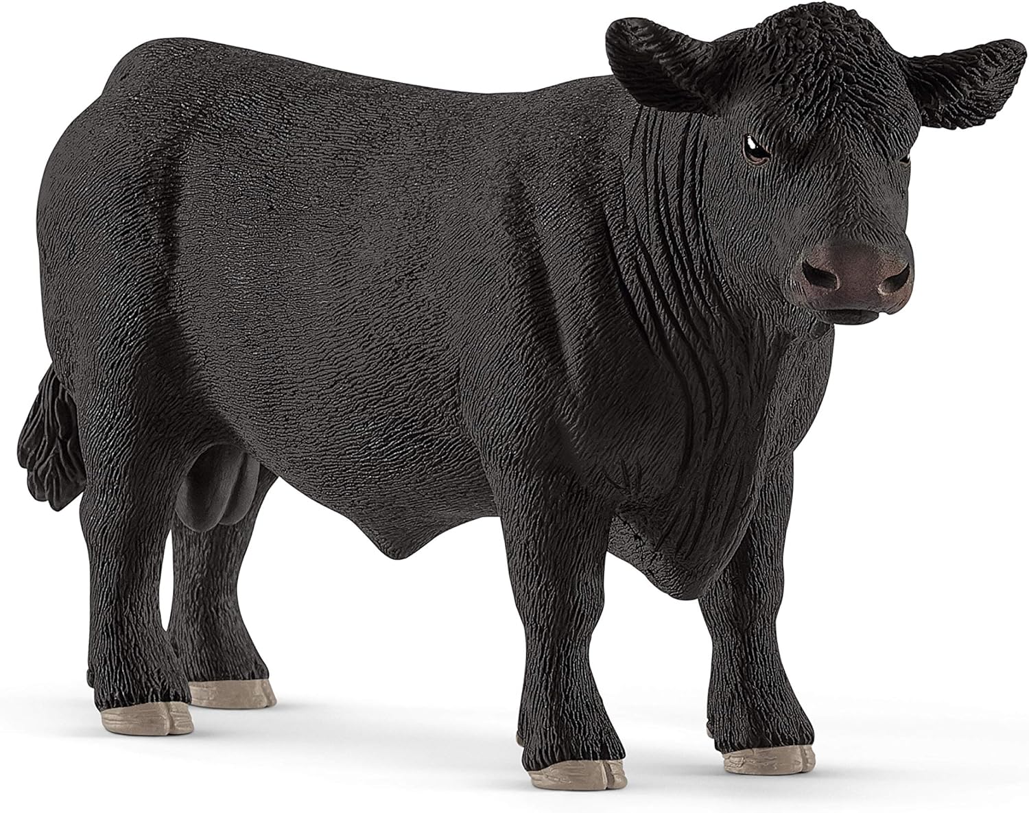 Schleich 13879 Black Angus Bull - Realistic Farm Animal Figure for Kids 3+